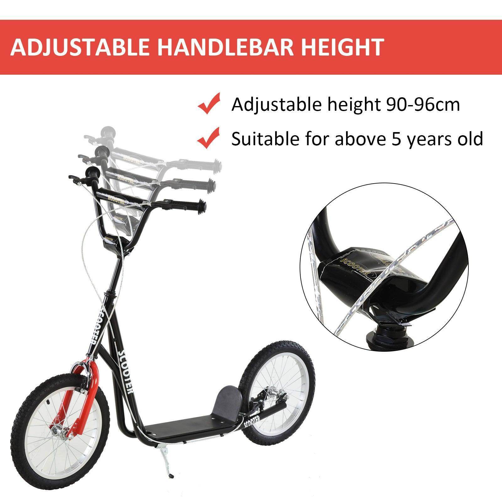 HOMCOM Kids Stunt Scooter with Adjustable Handlebar - ALL4U RETAILER LTD