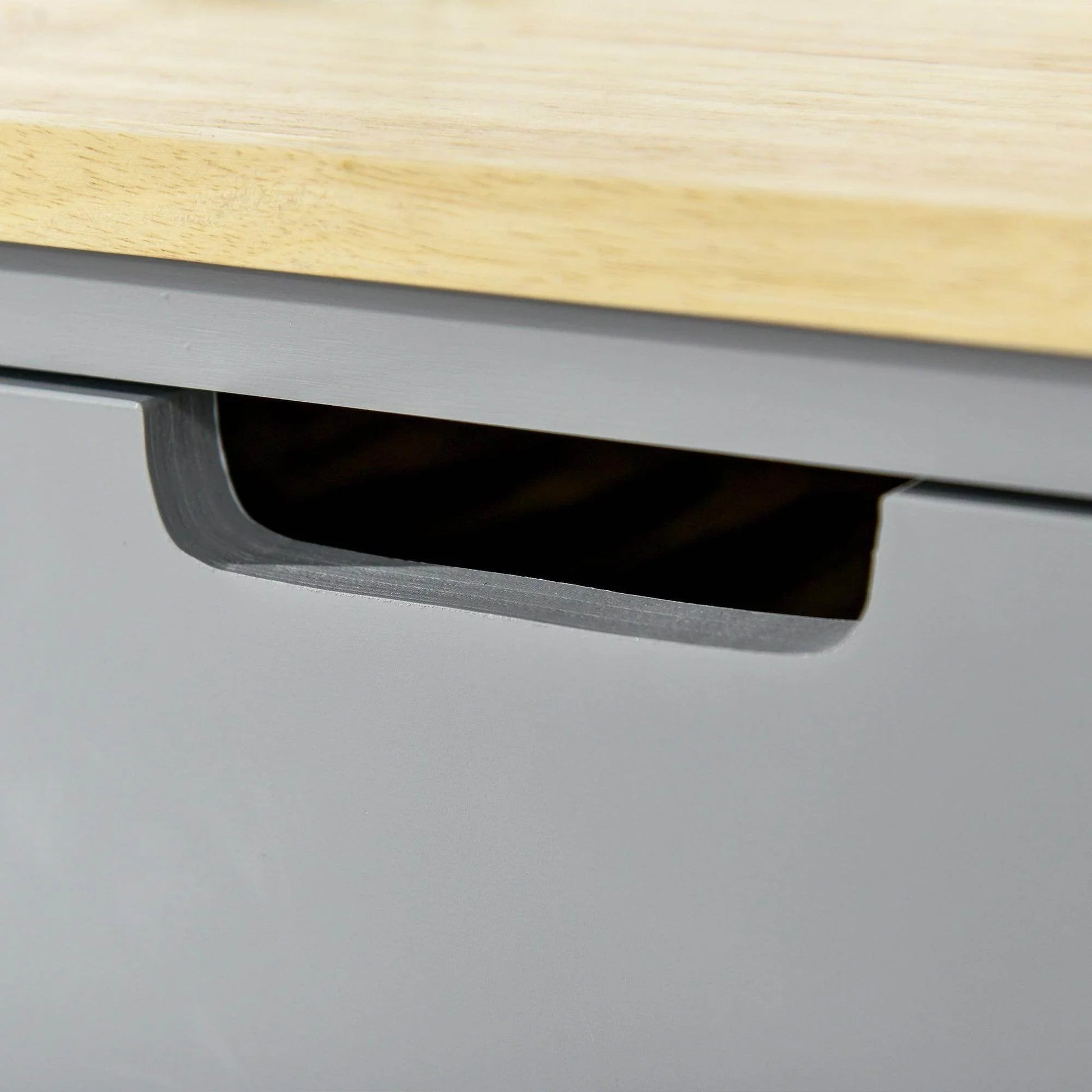 HOMCOM Kitchen Cart with Towel Rack and Storage Shelves - ALL4U RETAILER LTD