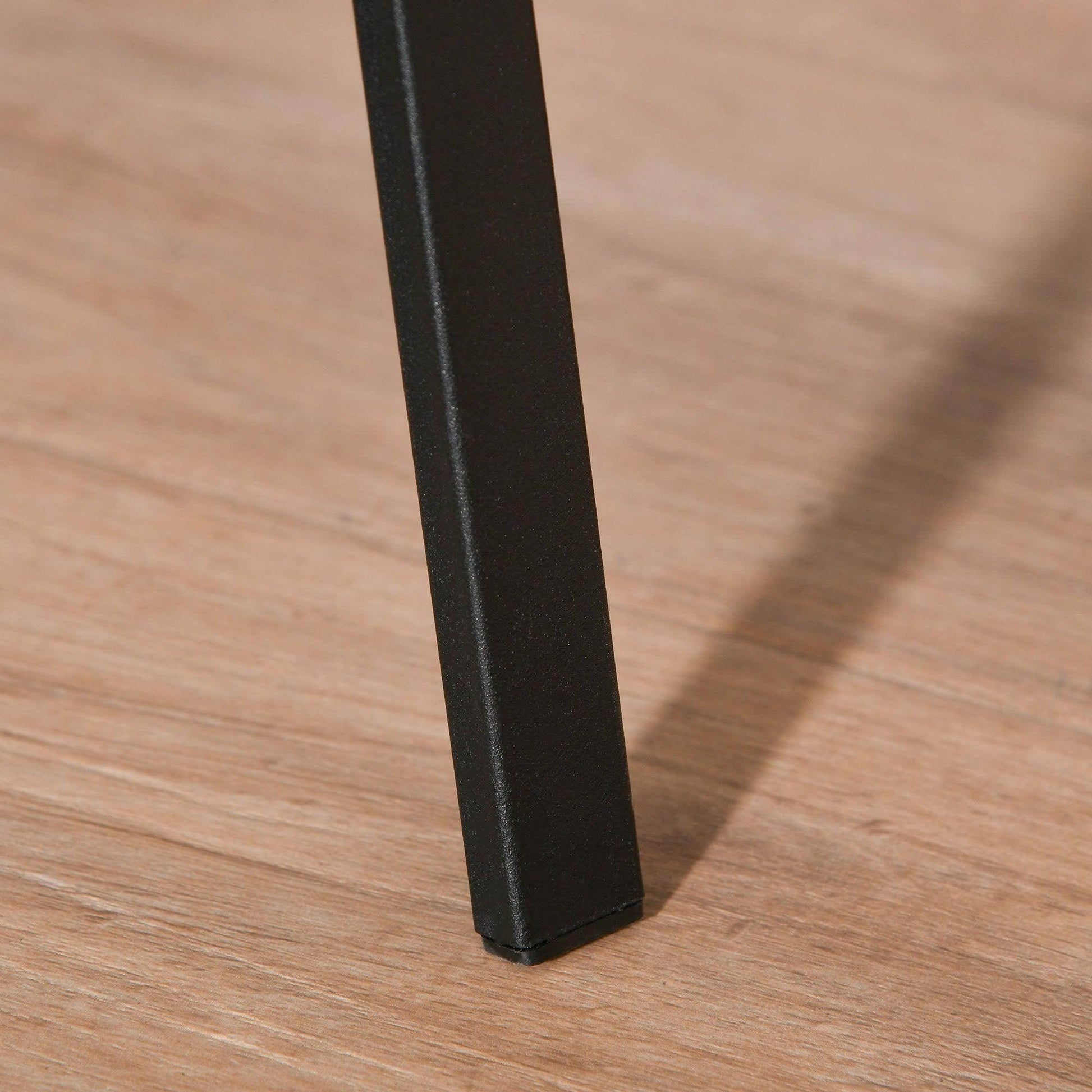 HOMCOM Metal Coat Rack Stand with 9 Hooks - Black - ALL4U RETAILER LTD