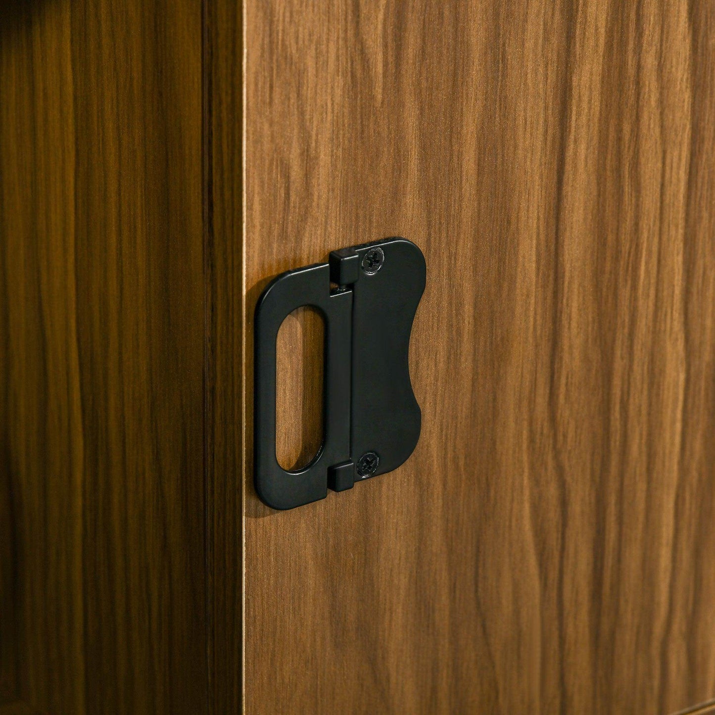 HOMCOM Modern 4-Tier Bookshelf with Cabinet - ALL4U RETAILER LTD