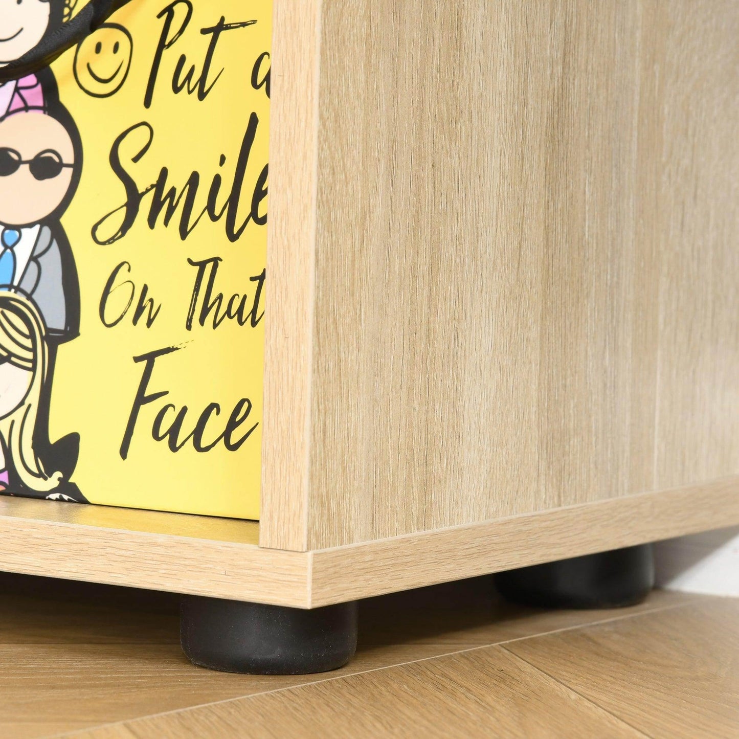 HOMCOM Modern 8-Tier Bookcase with Anti-Tip Pads - ALL4U RETAILER LTD