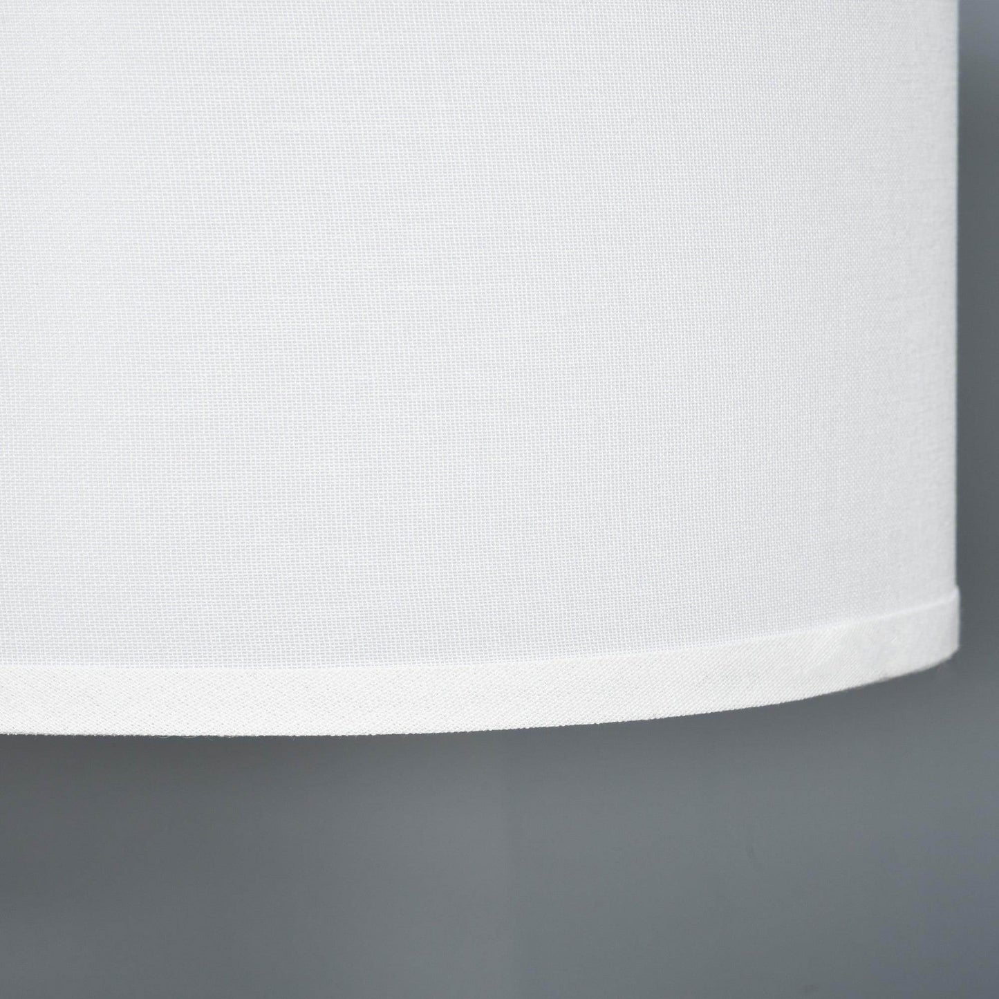 HOMCOM Modern Gold Floor Lamp with White Linen Shade - ALL4U RETAILER LTD