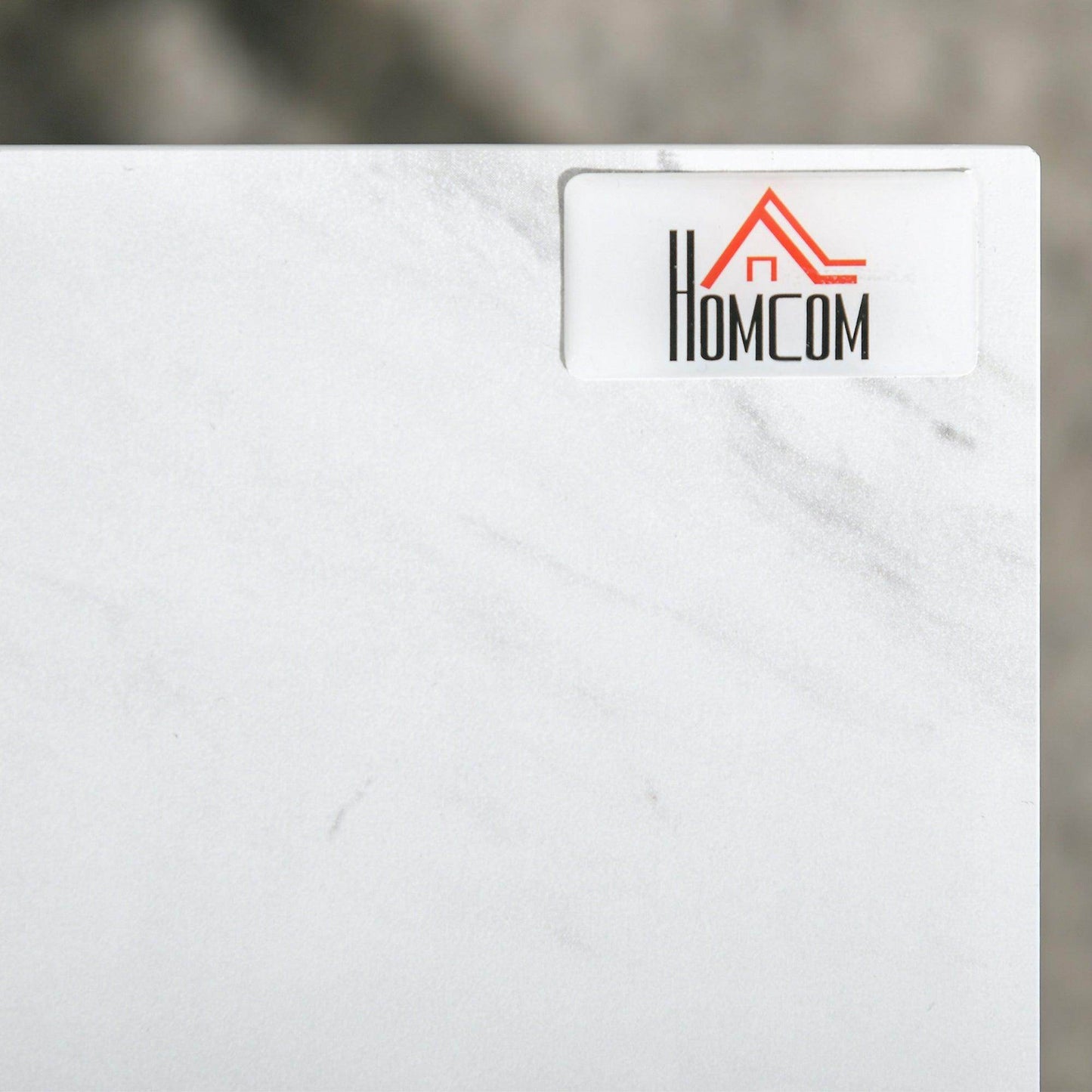 HOMCOM Modern Marble Coffee Table Set for Living Room - ALL4U RETAILER LTD