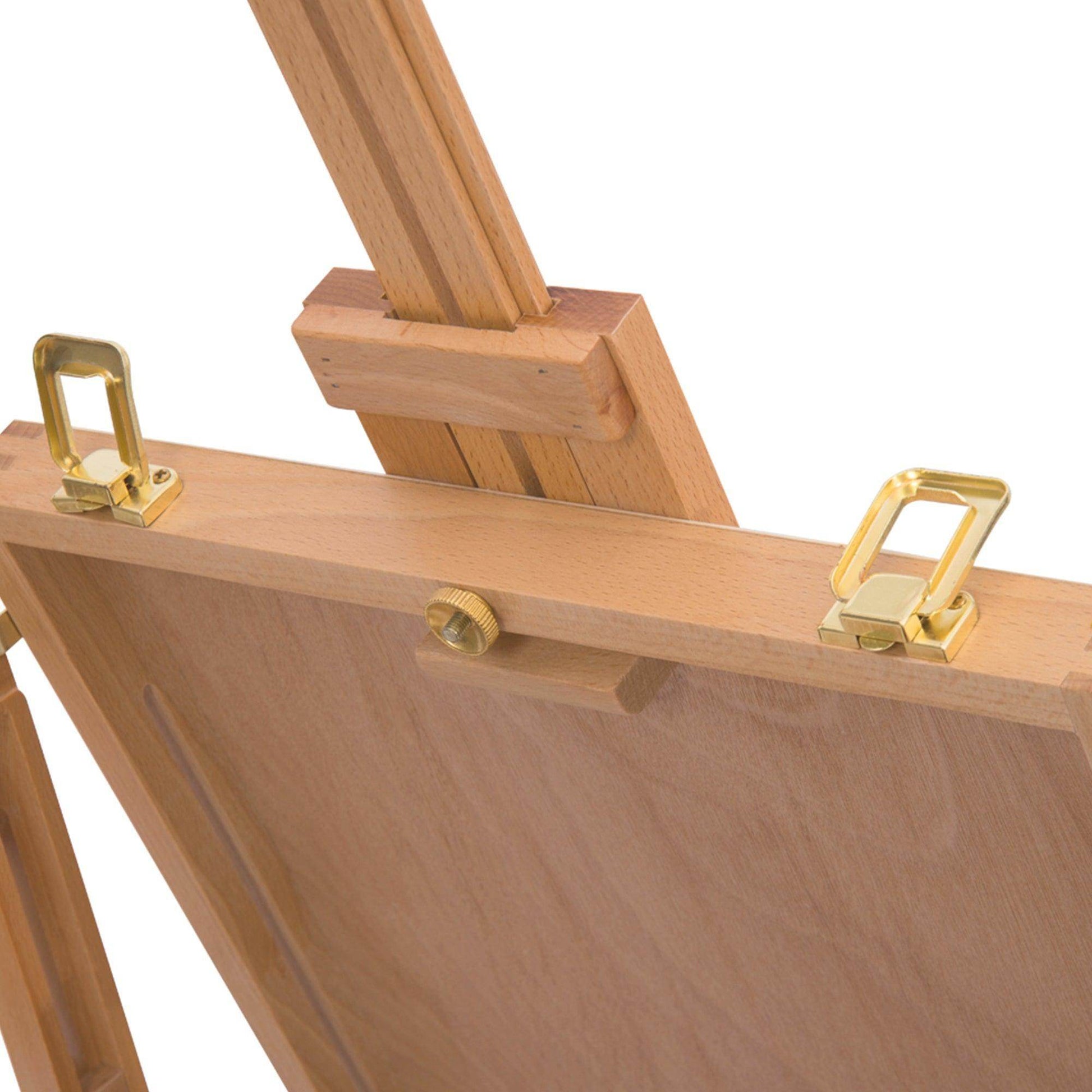 HOMCOM Natural Wood Art Easel - ALL4U RETAILER LTD