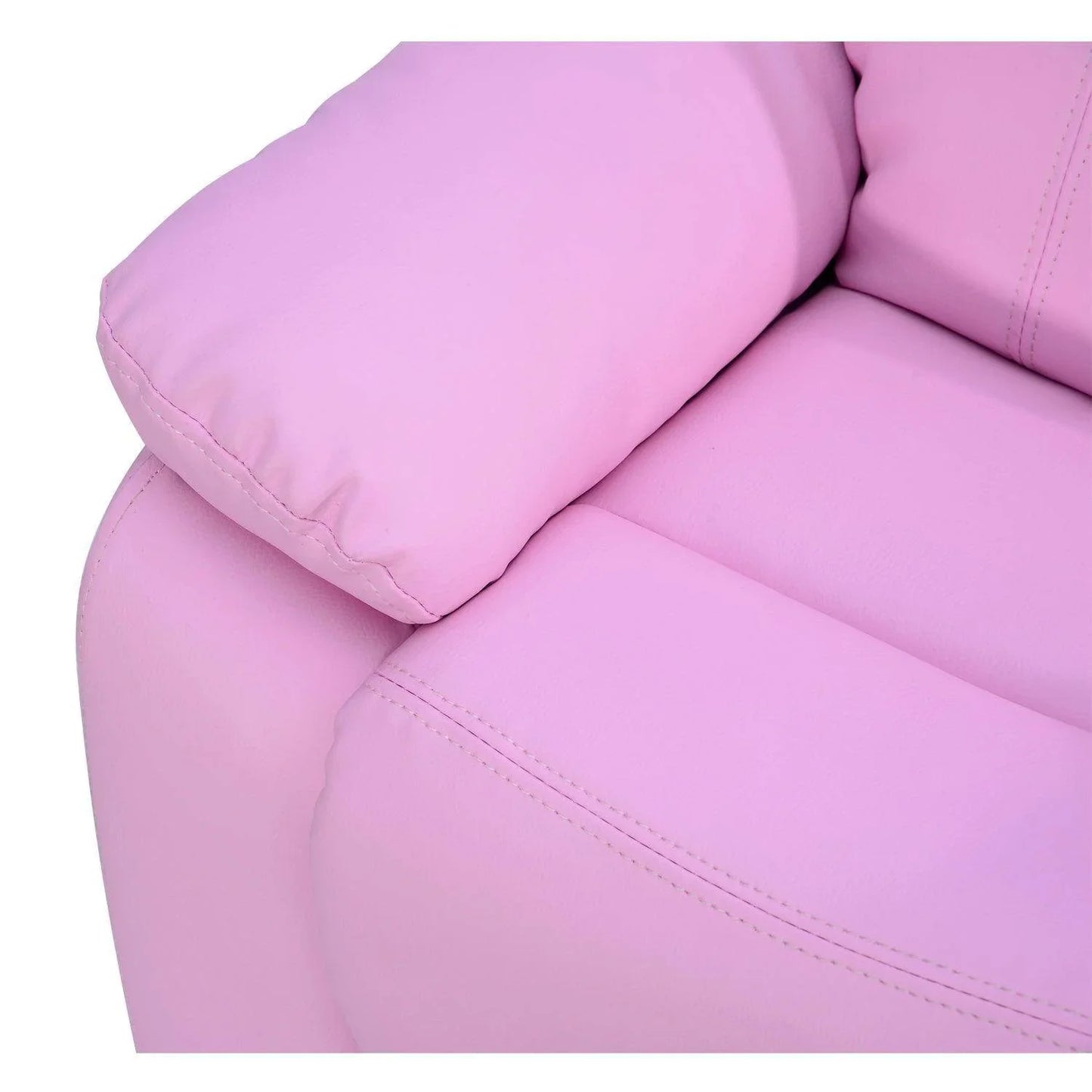 HOMCOM Pink Kids Armchair - ALL4U RETAILER LTD