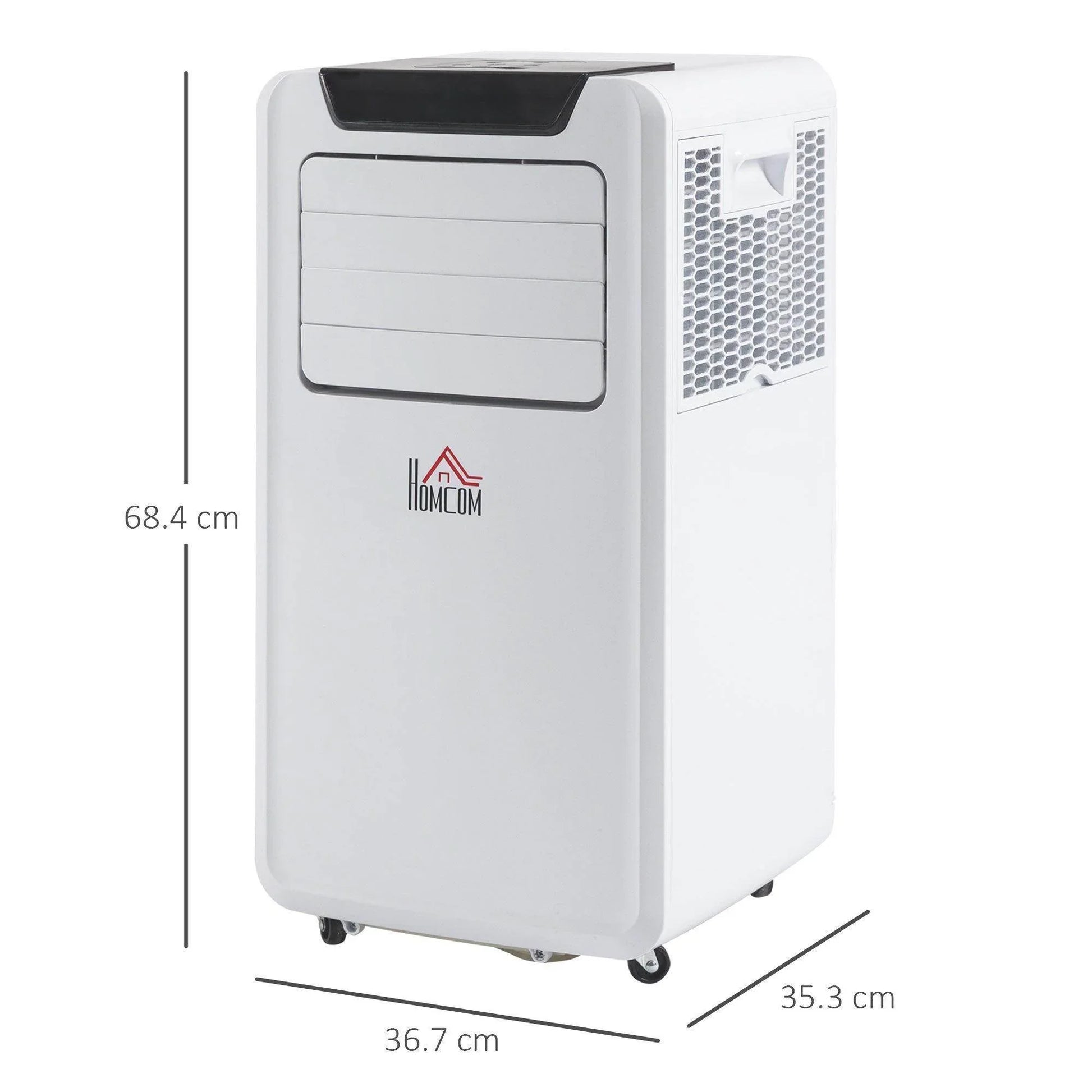 HOMCOM Portable AC Unit - 10000 BTU Cooling - ALL4U RETAILER LTD