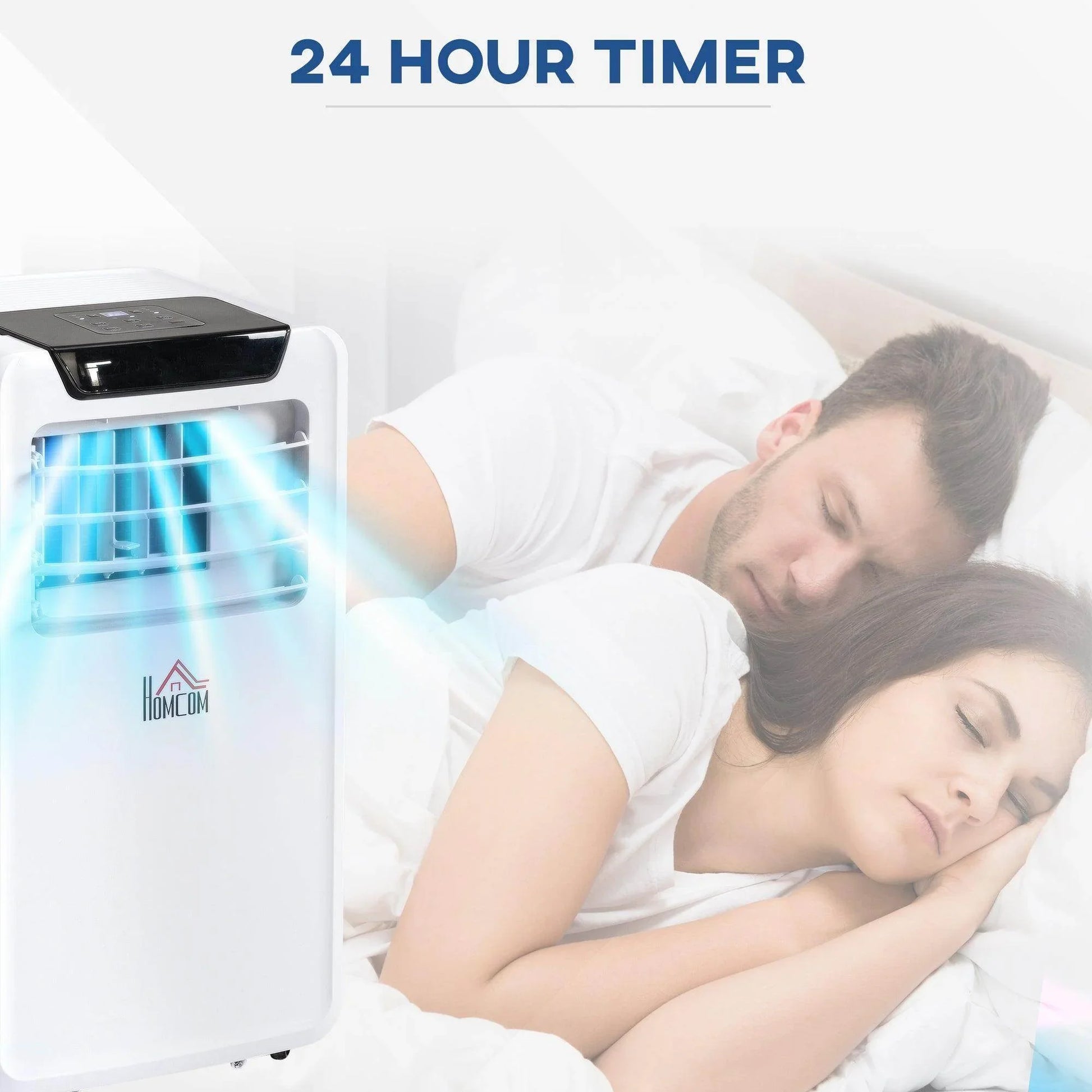 HOMCOM Portable AC Unit - 10000 BTU Cooling - ALL4U RETAILER LTD