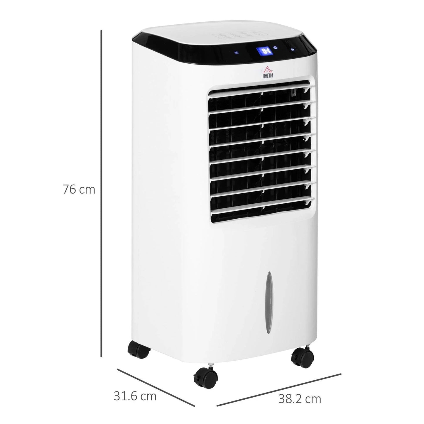 HOMCOM Portable Air Cooler with Remote and Timer - ALL4U RETAILER LTD
