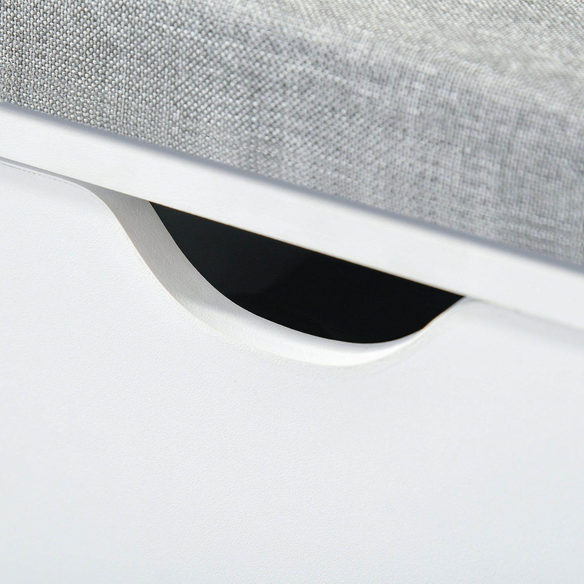 HOMCOM Shoe Bench with Seat Cushion and Storage - ALL4U RETAILER LTD