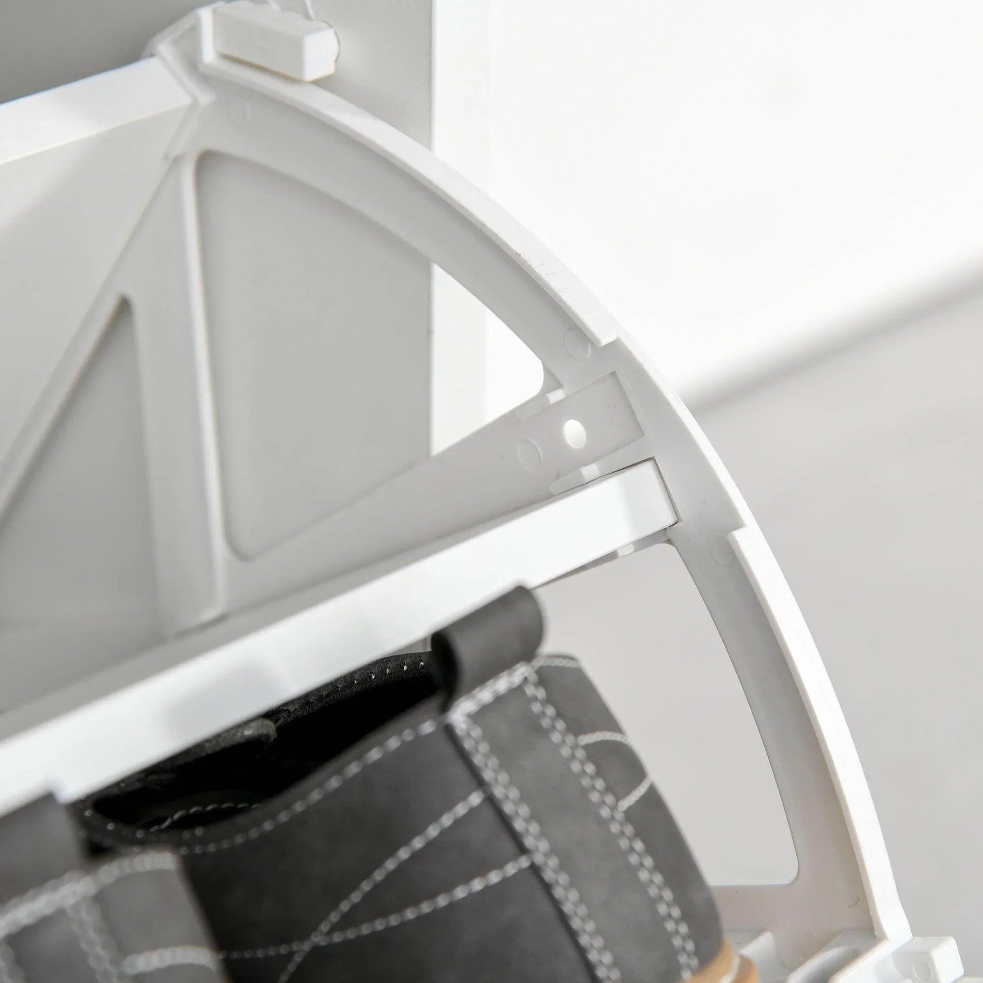 HOMCOM Shoe Cabinet- Space-saving Organiser - ALL4U RETAILER LTD