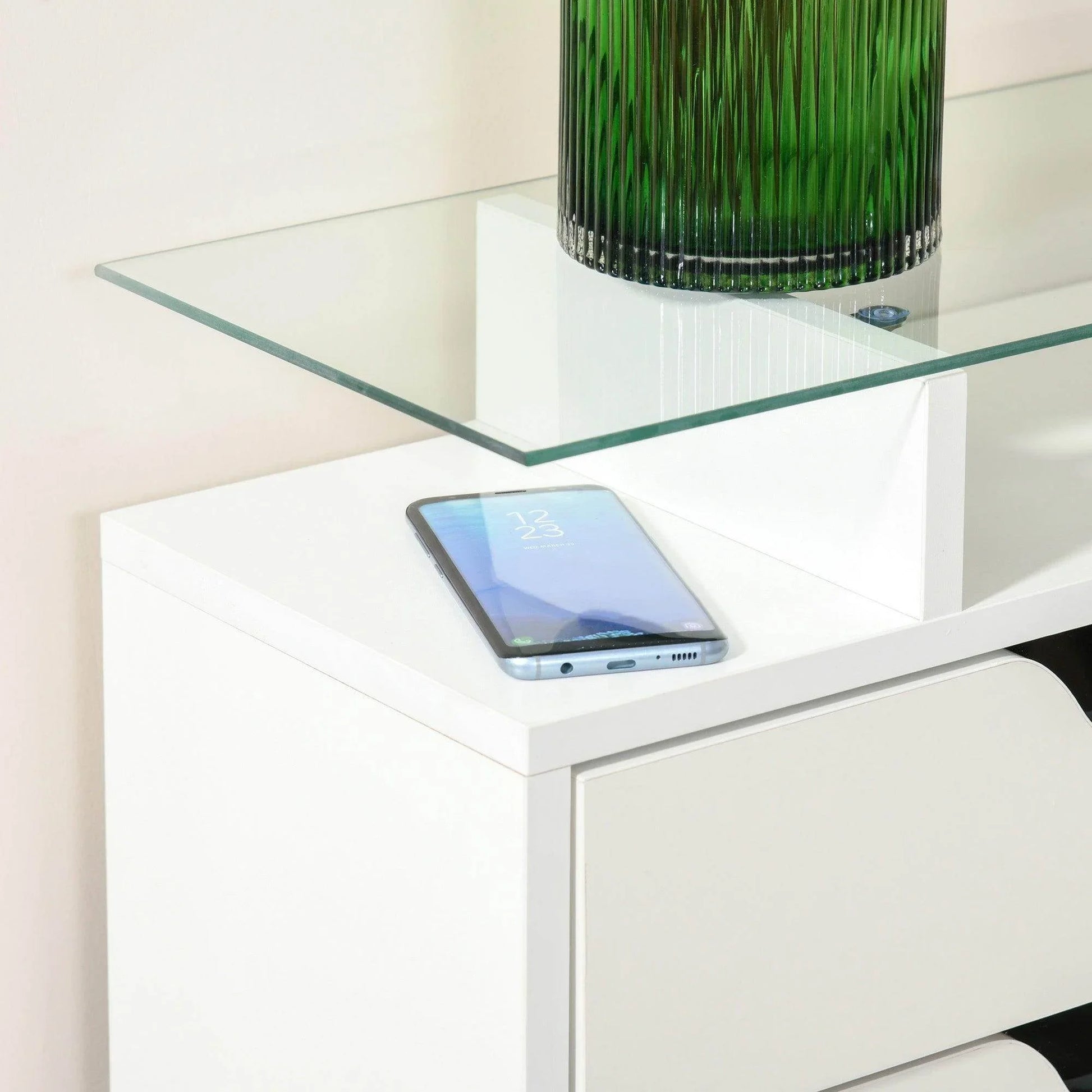 HOMCOM Shoe Storage Cupboard - Sleek 3-Drawer Design - ALL4U RETAILER LTD