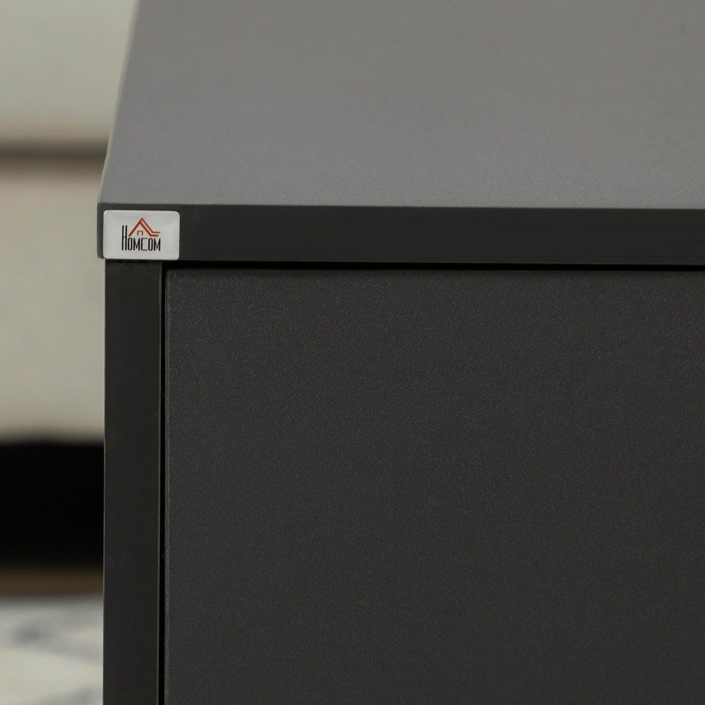 HOMCOM Simple and Stylish Grey Coffee Table with Storage - ALL4U RETAILER LTD