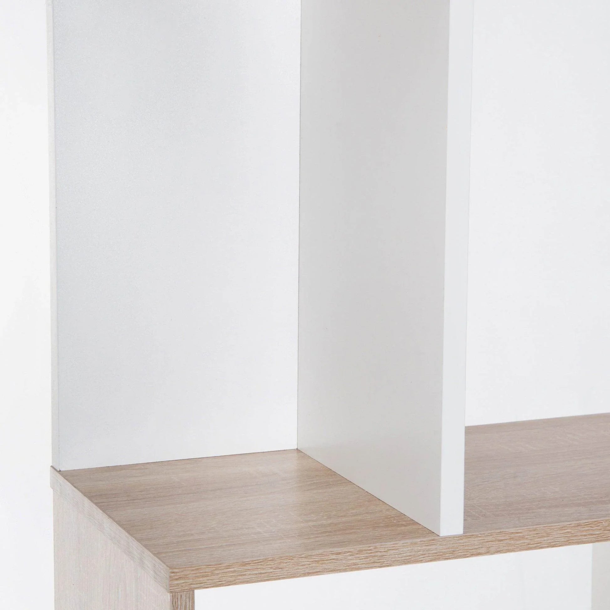 HOMCOM Sleek 5-Tier White Shelving Unit - ALL4U RETAILER LTD