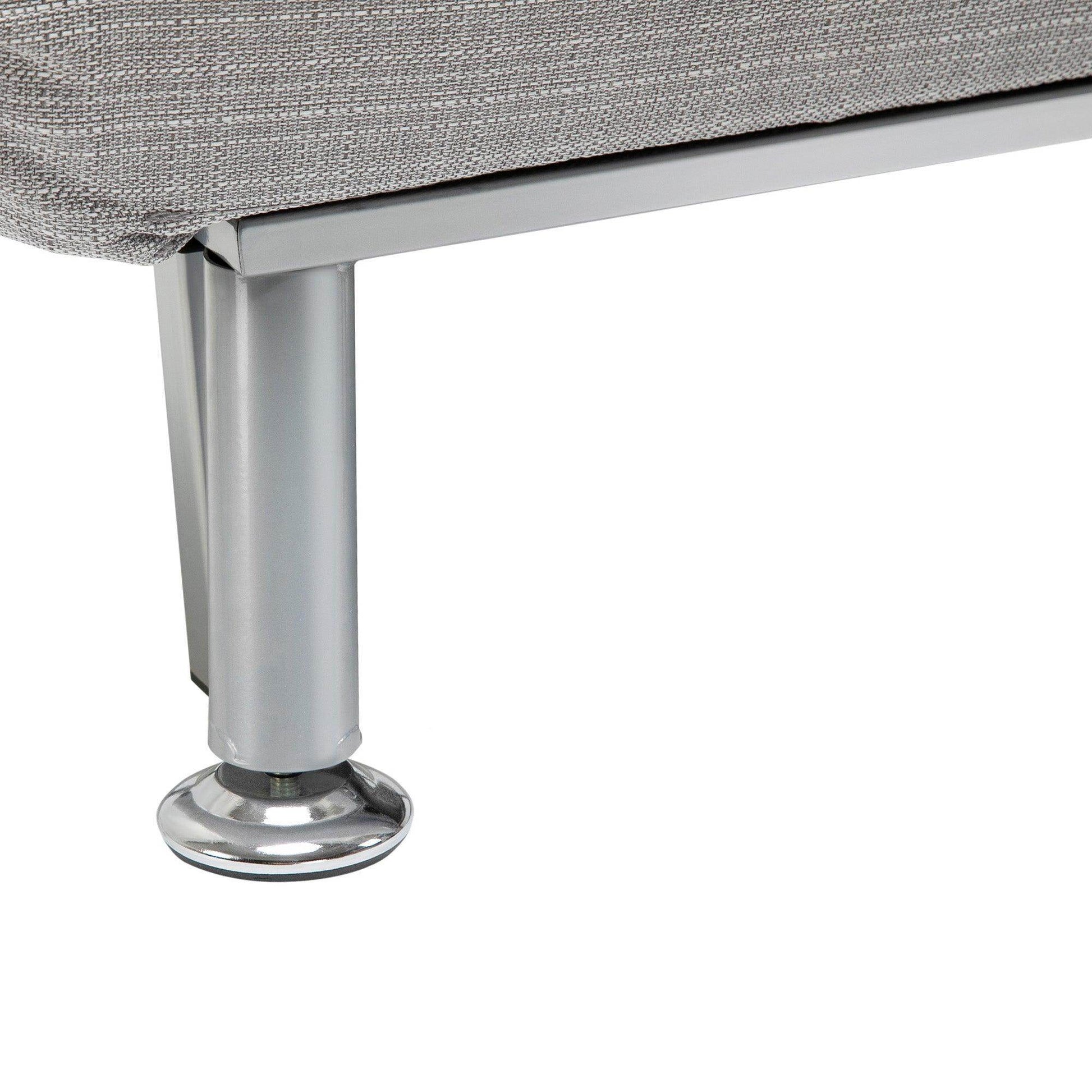 HOMCOM Sleeper Sofa Bed - Compact Grey - ALL4U RETAILER LTD