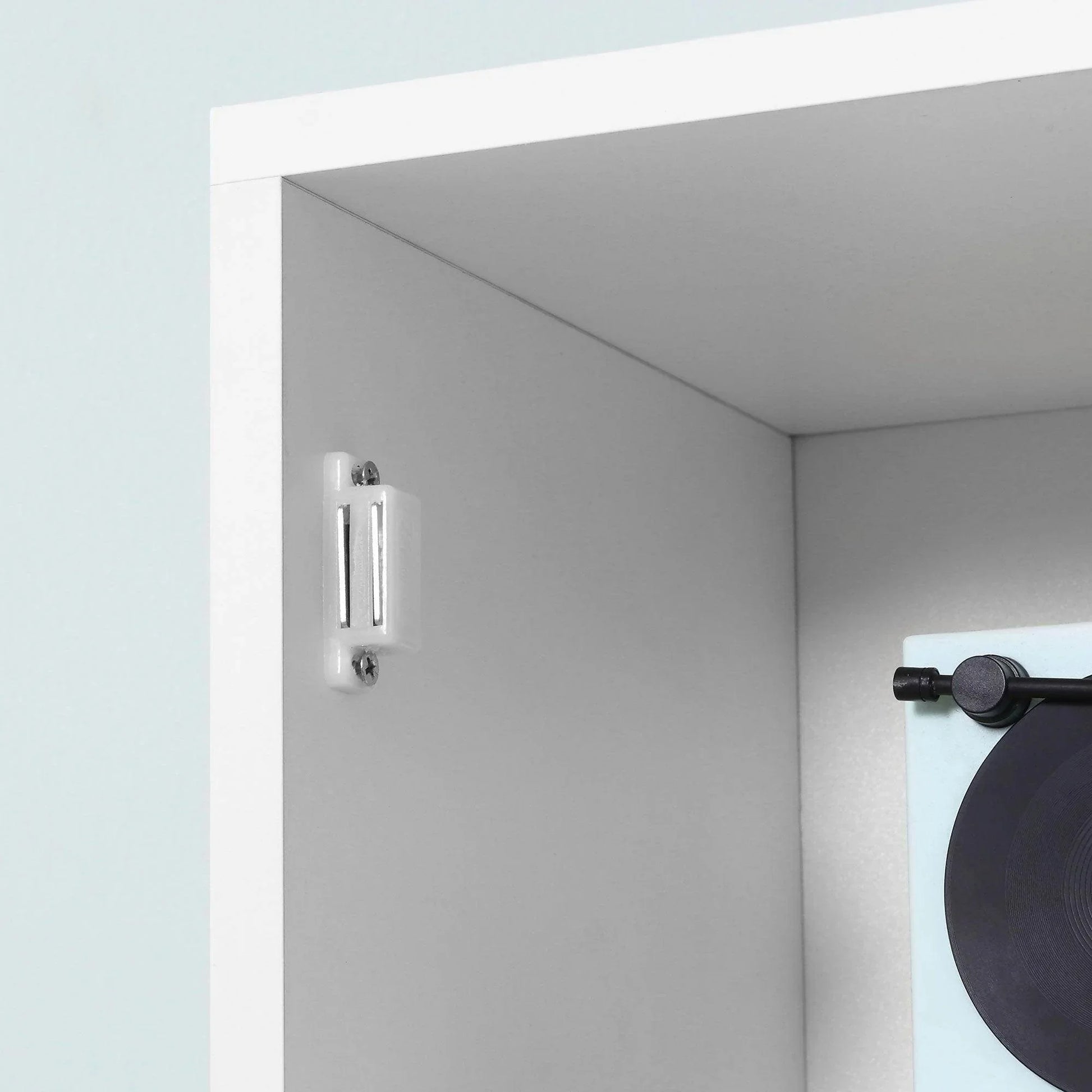 HOMCOM Tall White Bathroom Cabinet with Mirror - ALL4U RETAILER LTD