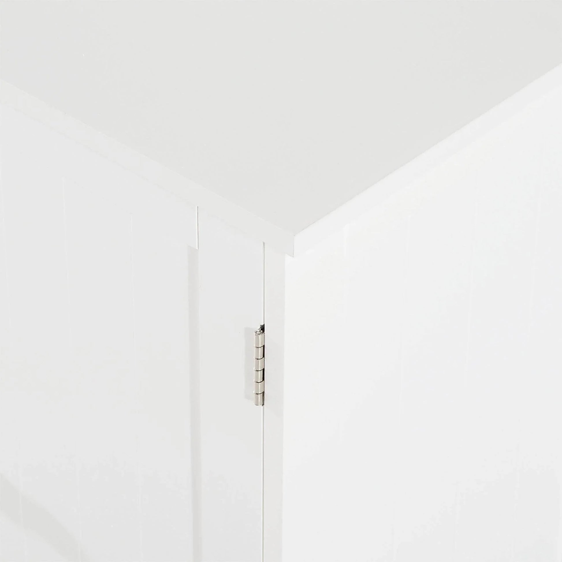 HOMCOM Under Sink Storage Cabinet - White Vanity Unit - ALL4U RETAILER LTD