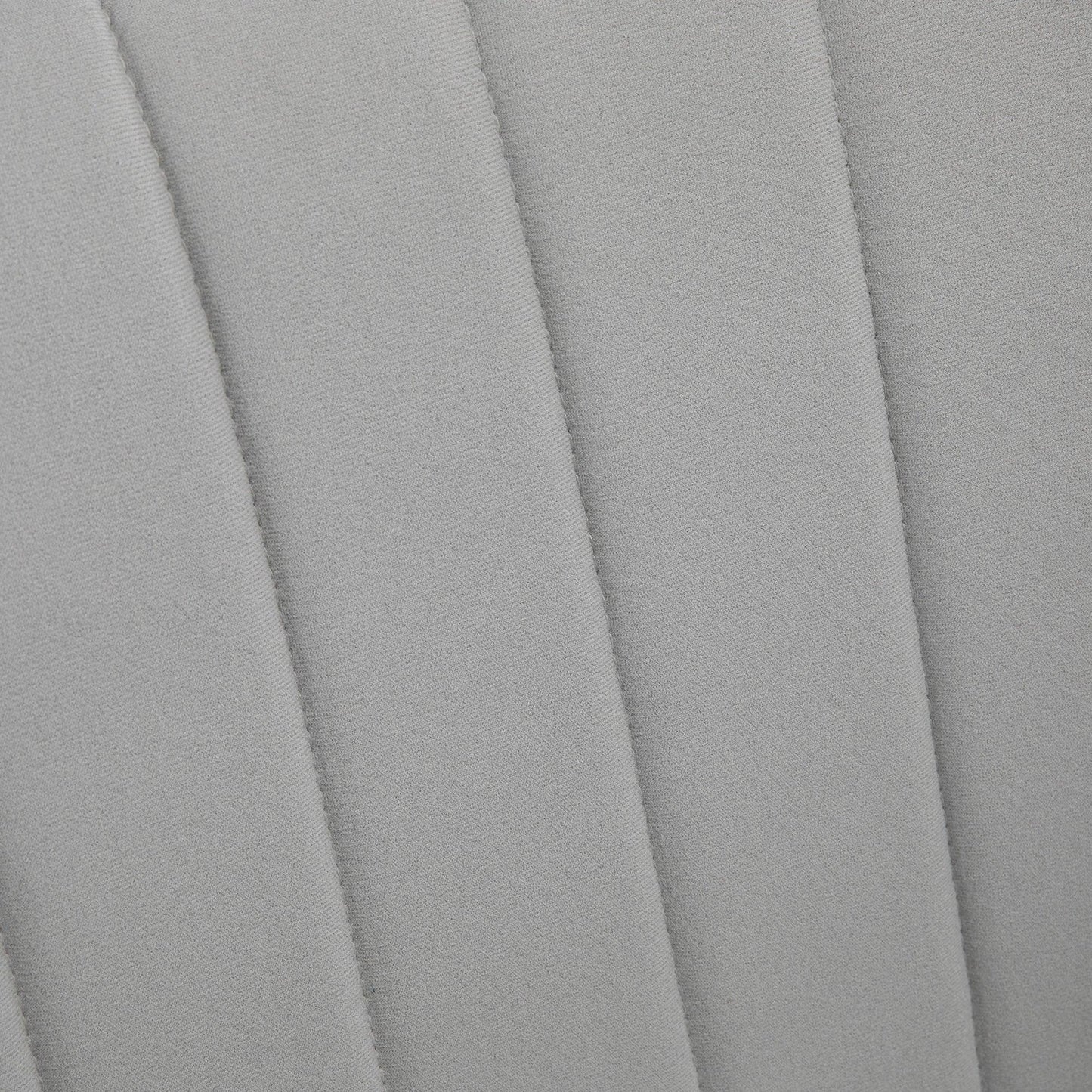 HOMCOM Velvet Accent Chairs with Gold Legs - Light Grey - ALL4U RETAILER LTD