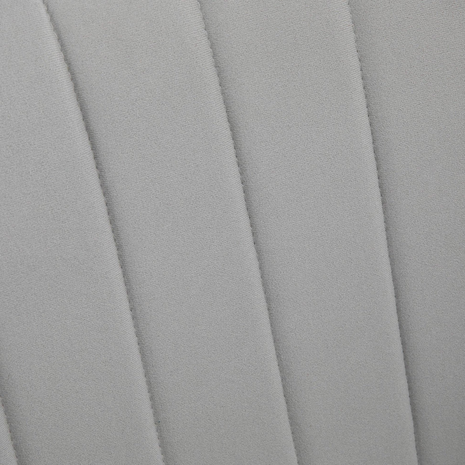 HOMCOM Velvet Accent Chairs with Gold Legs - Light Grey - ALL4U RETAILER LTD