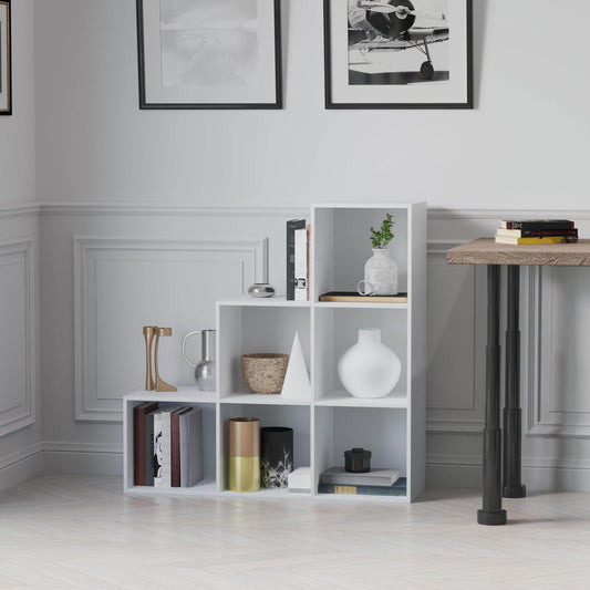 HOMCOM White 3-Tier Storage Organiser - ALL4U RETAILER LTD