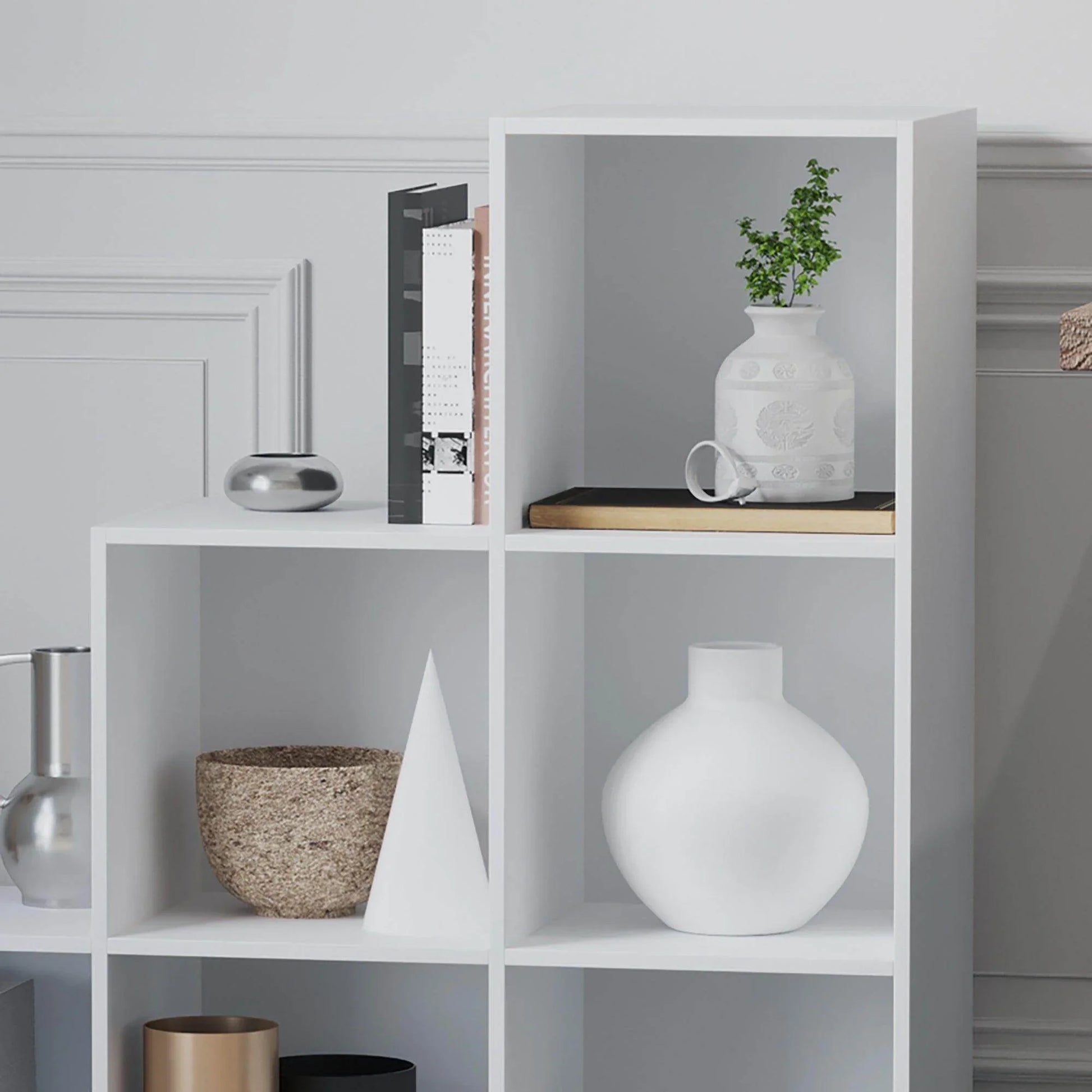 HOMCOM White 3-Tier Storage Organiser - ALL4U RETAILER LTD