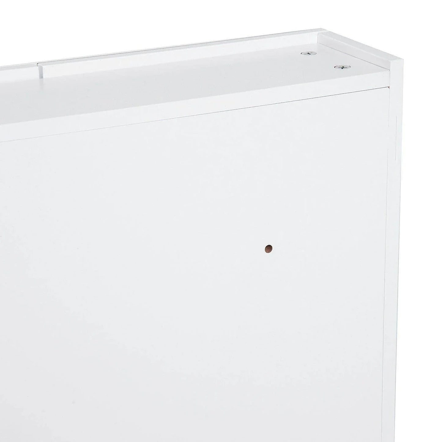 HOMCOM White Bathroom Mirror Cabinet - ALL4U RETAILER LTD