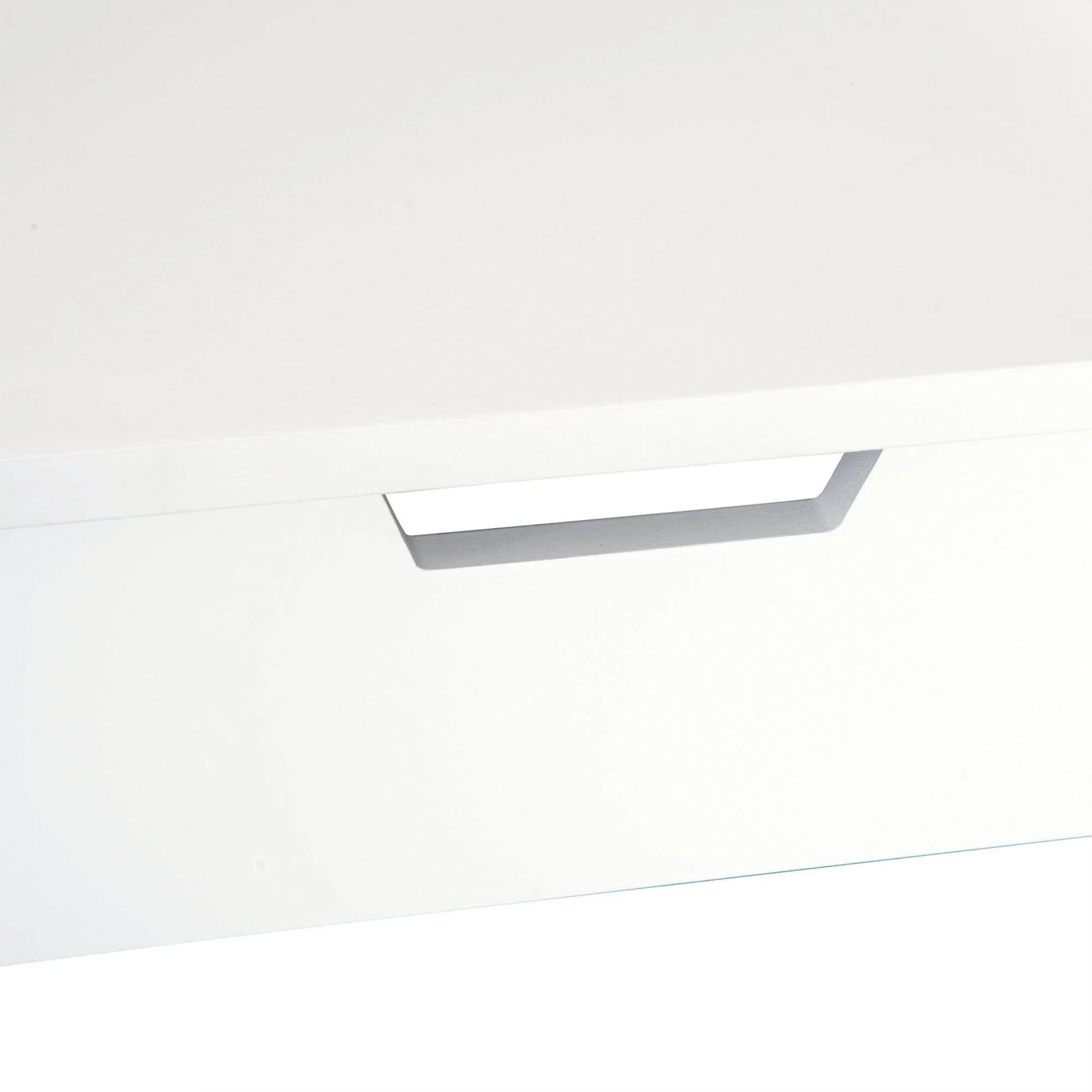 HOMCOM White Dressing Table Desk with Flip-Up Mirror and 2 Drawers - ALL4U RETAILER LTD