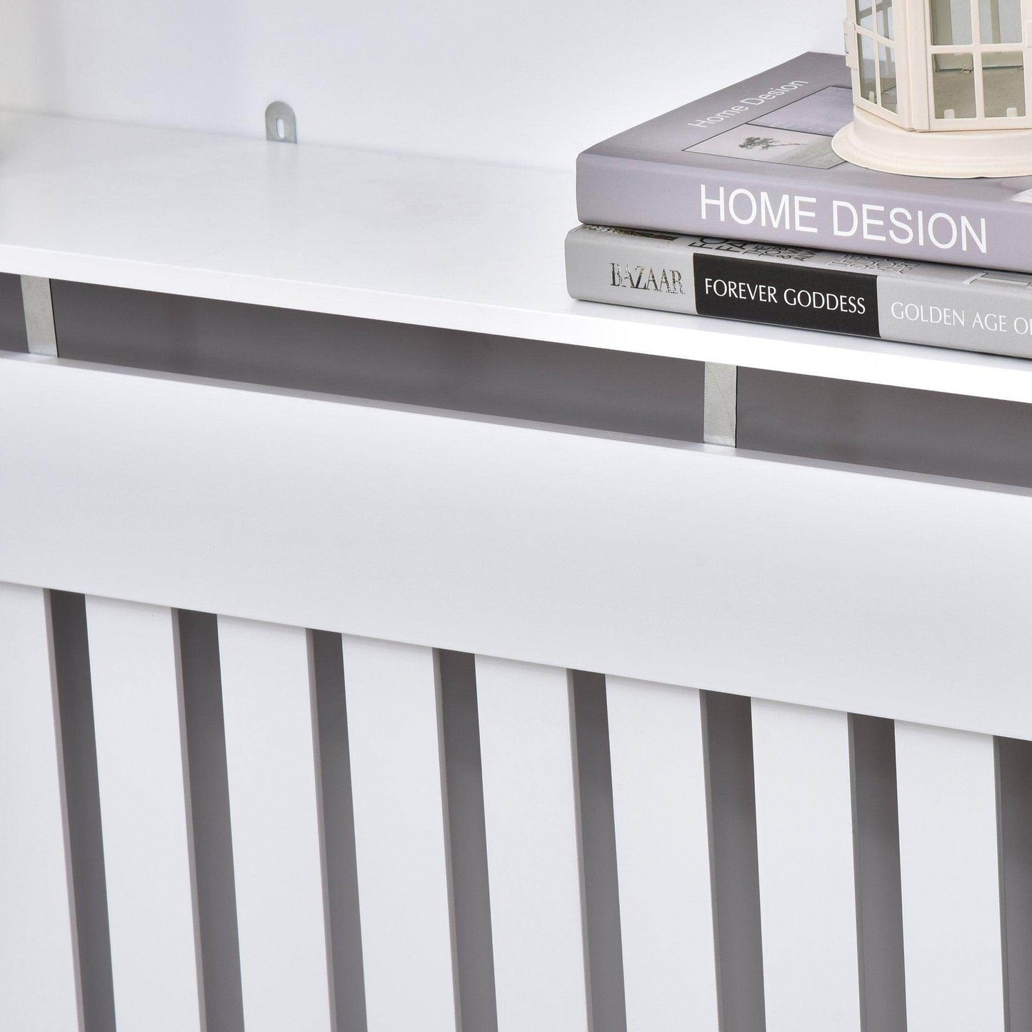 HOMCOM White MDF Radiator Cover - 60x81cm - ALL4U RETAILER LTD