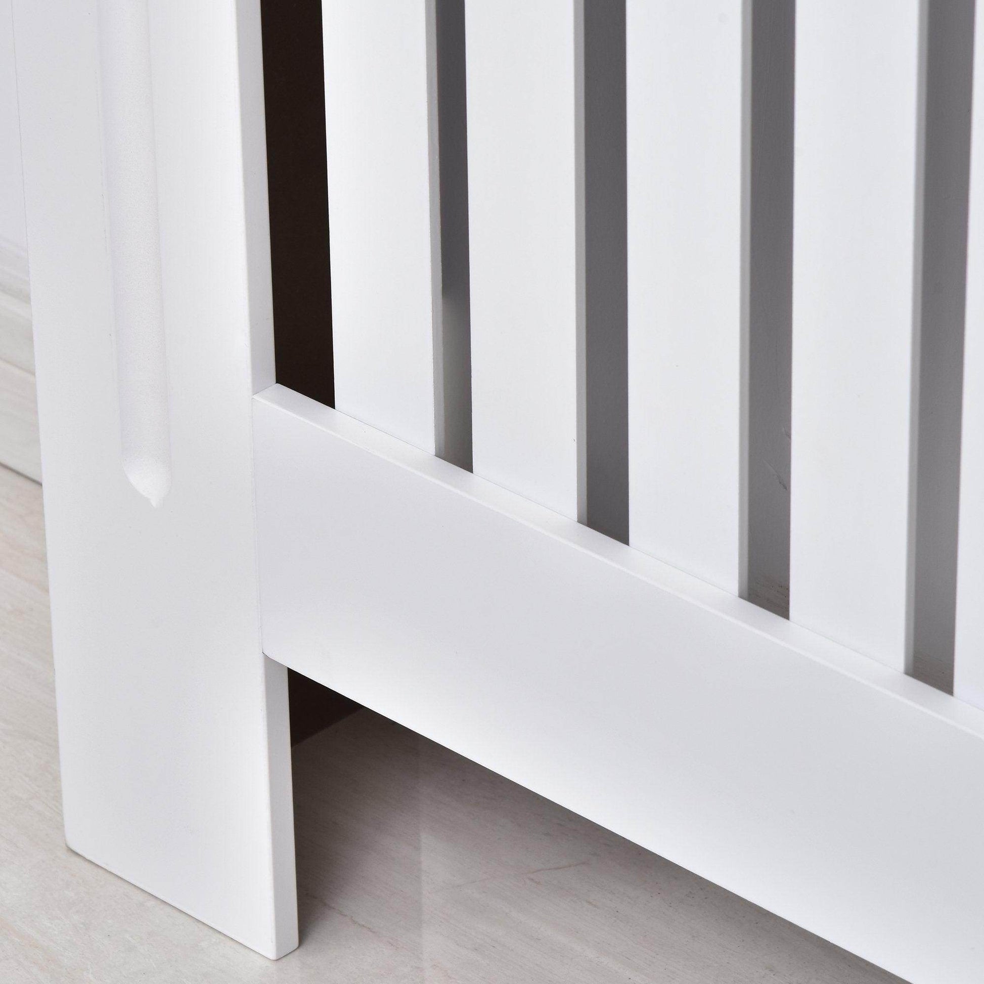HOMCOM White MDF Radiator Cover - 60x81cm - ALL4U RETAILER LTD