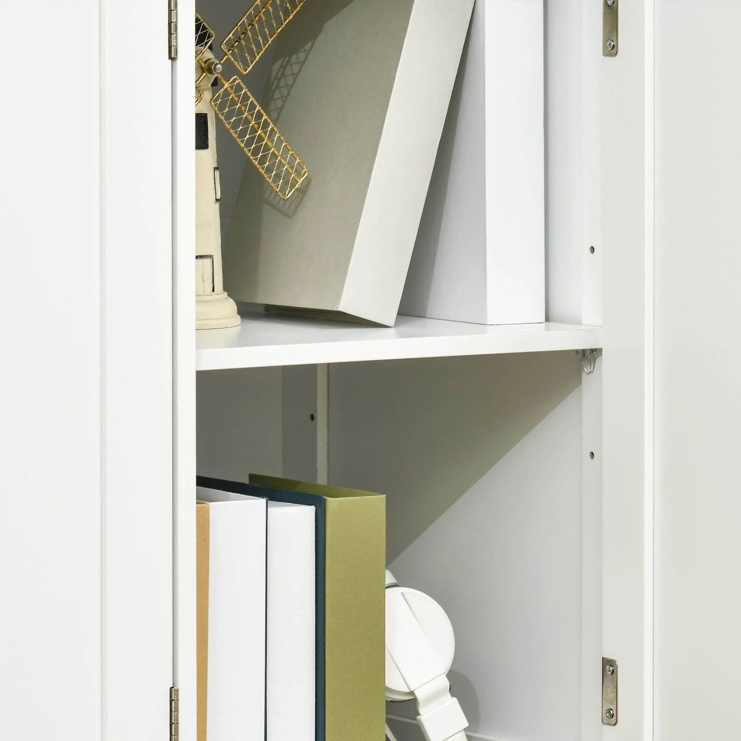 HOMCOM White Sideboard with Storage - Stylish and Functional - ALL4U RETAILER LTD