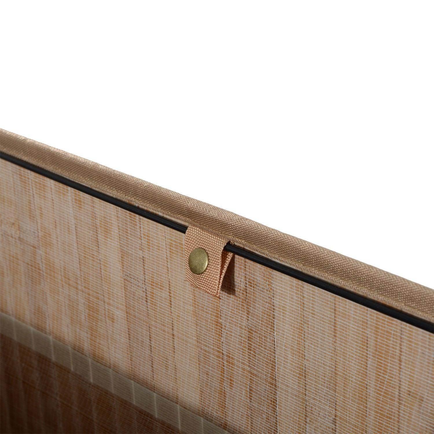 HOMCOM Wooden Laundry Hamper - Space-Saving Storage - ALL4U RETAILER LTD