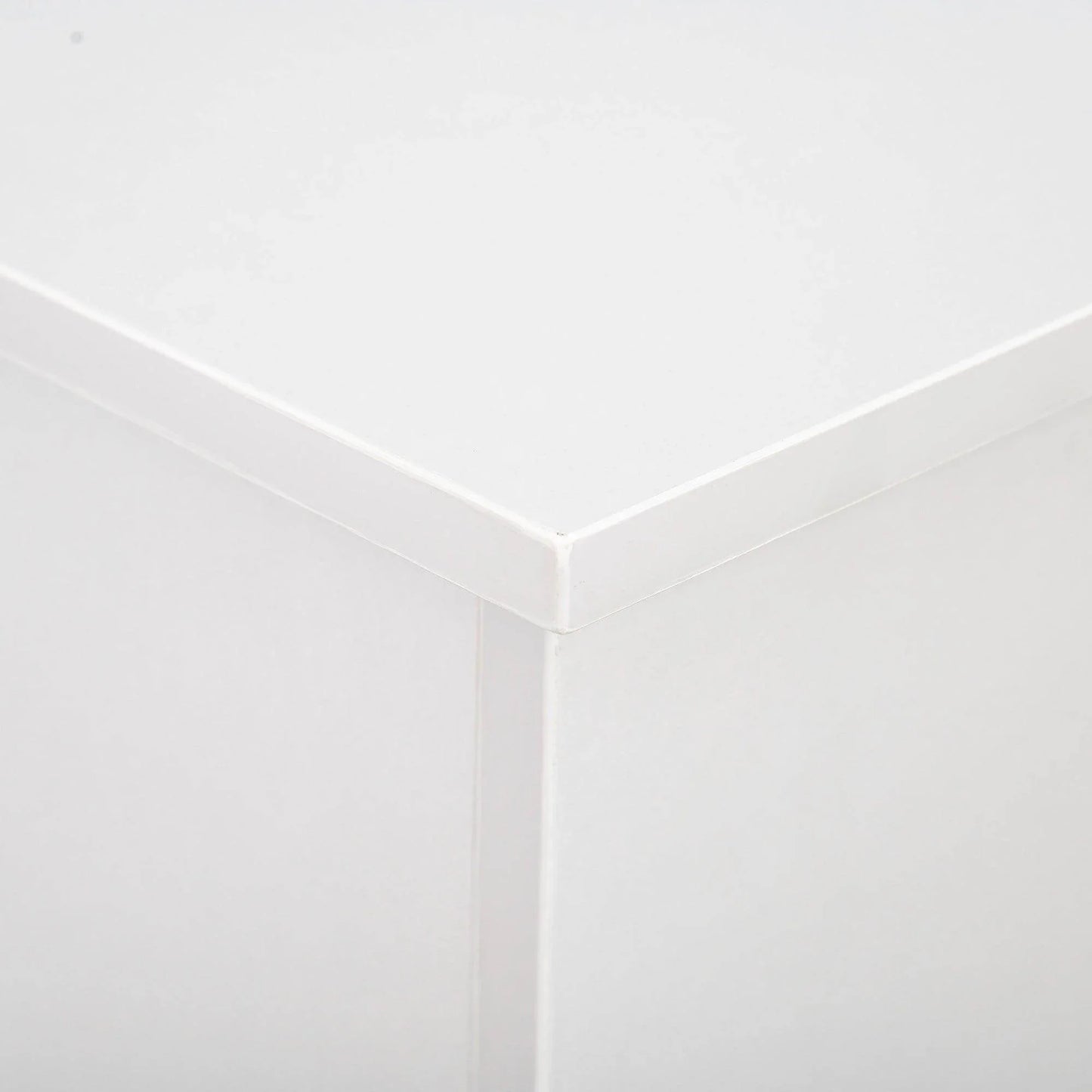 HOMCOM Wooden Storage Box - White - ALL4U RETAILER LTD