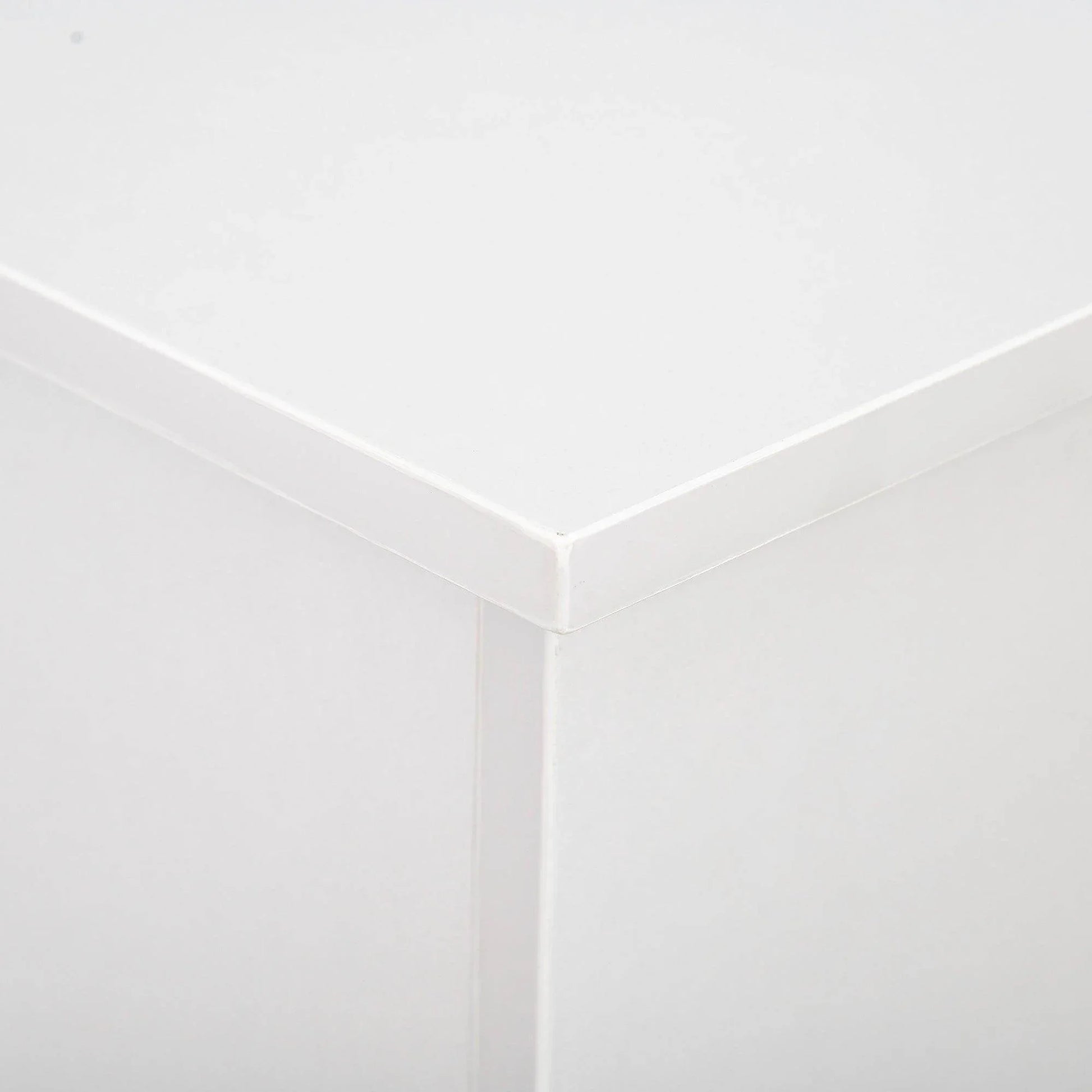HOMCOM Wooden Storage Box - White - ALL4U RETAILER LTD