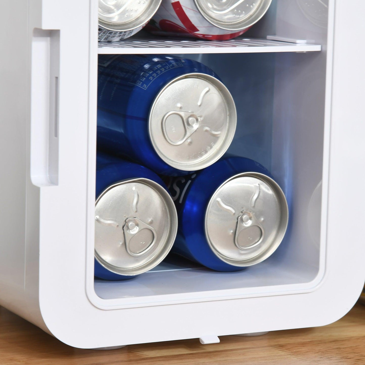 HOMCOM Mini Fridge Cooler & Warmer for Skincare, Cosmetics, Food - ALL4U RETAILER LTD