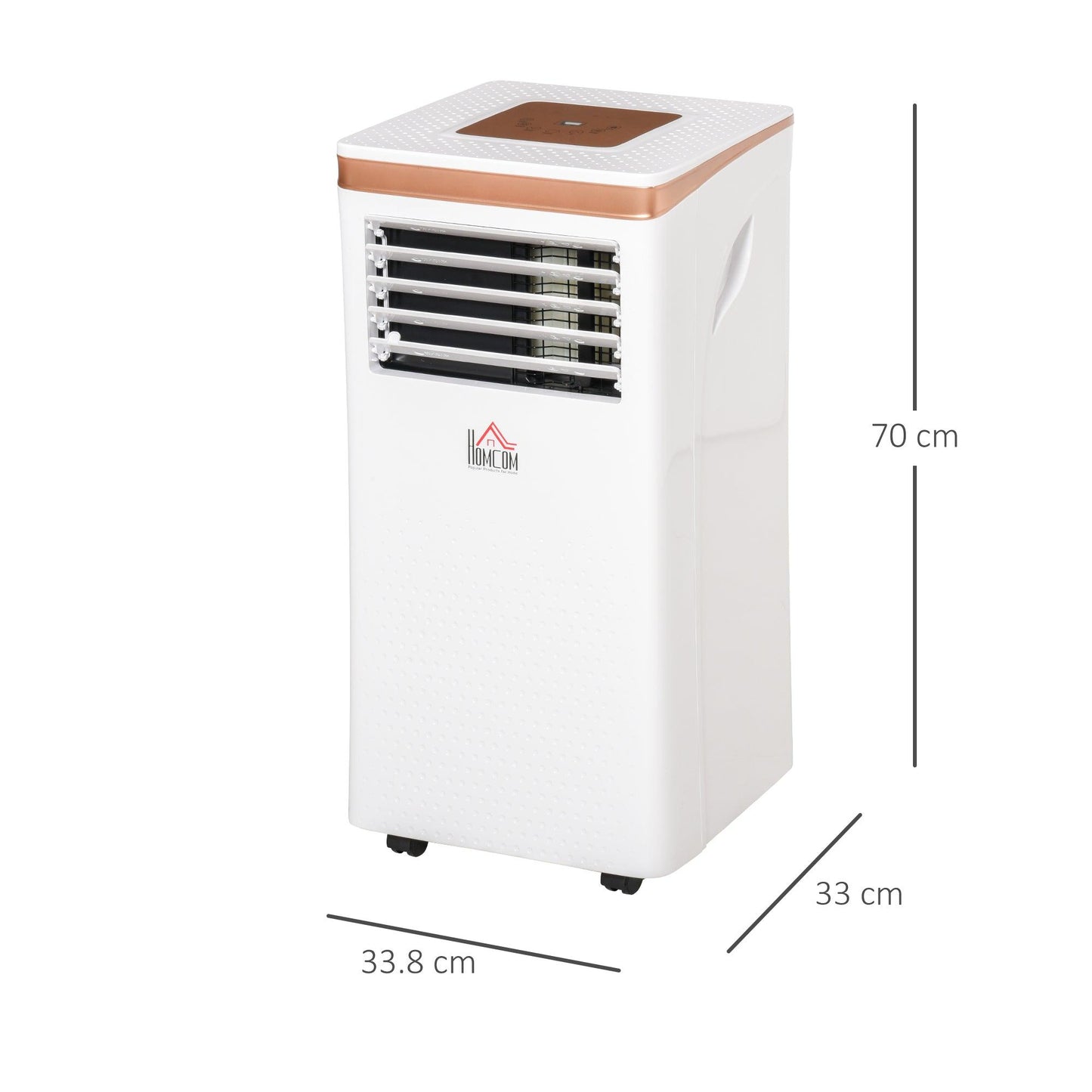 HOMCOM 9000 BTU AC Unit w/ Remote - Cooling Dehumidifying Ventilating - ALL4U RETAILER LTD