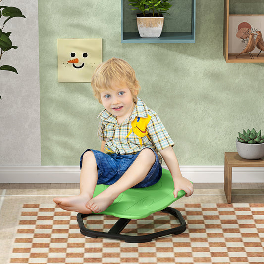 AIYAPLAY Elephant Shaped Spinning Chair For Autism Ages 3 To 6 Green Sensory Seat