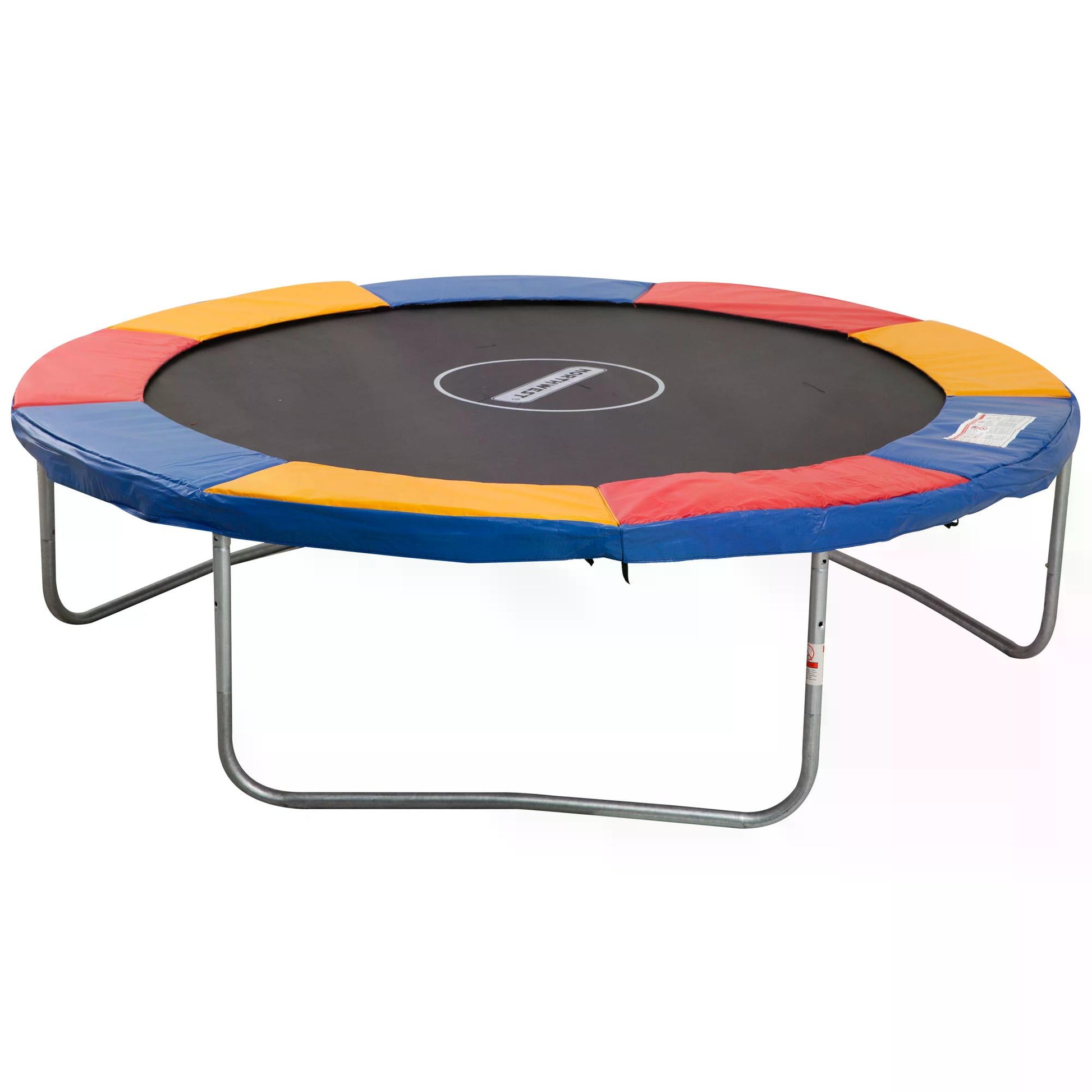 HOMCOM 10ft Trampoline Safety Pad with Multicoloured Foam Padding - UV-Resistant and Snug Fit - ALL4U RETAILER LTD