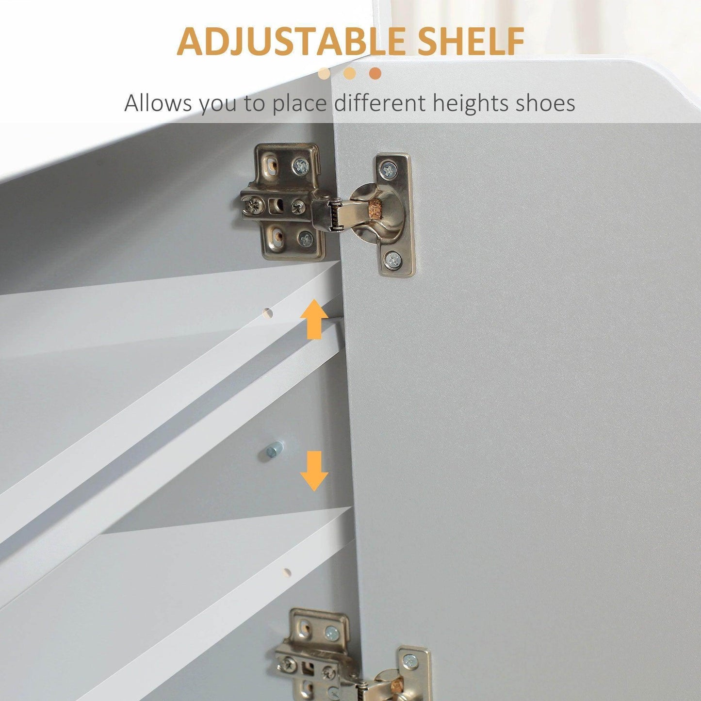 HOMCOM Shoe Bench with Cushion & Storage: Modern & Stylish - ALL4U RETAILER LTD