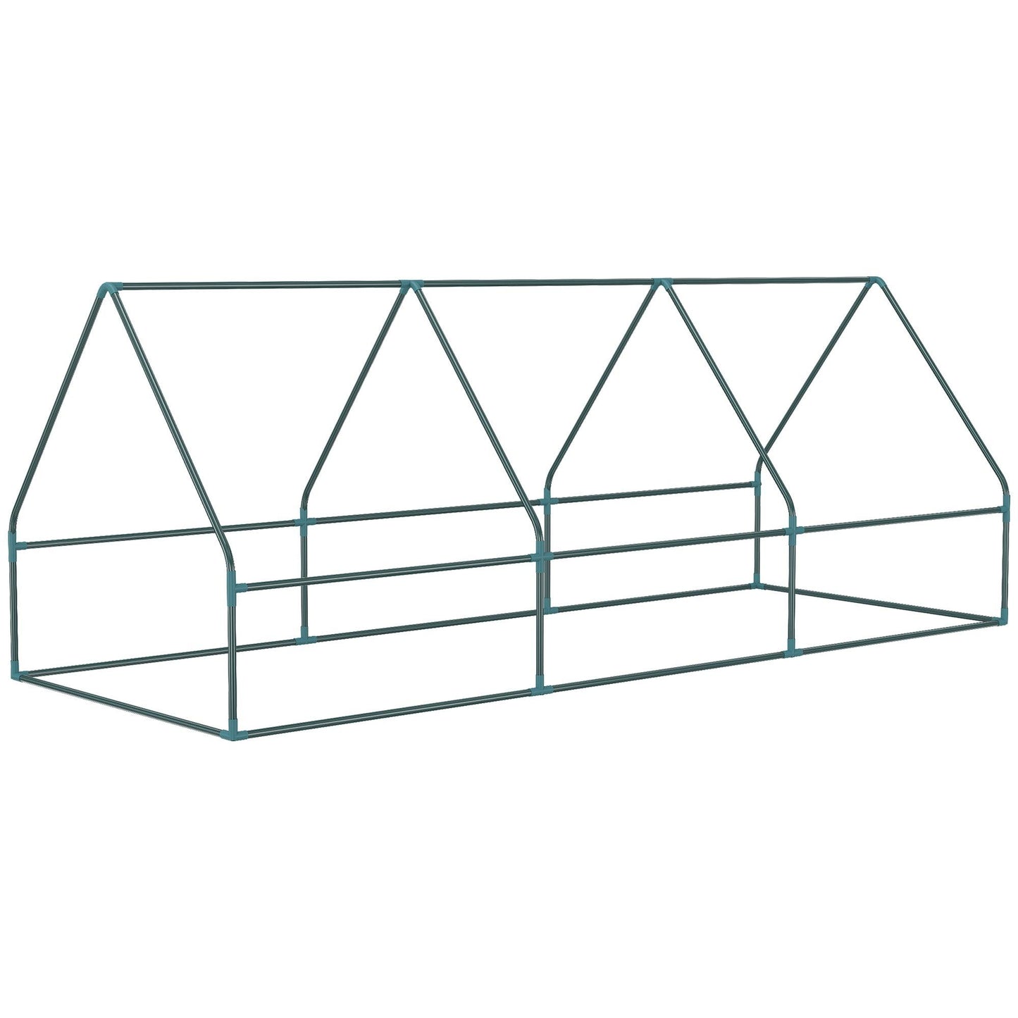 Outsunny Portable Small Polytunnel with Mesh Windows, 240x90x90cm - ALL4U RETAILER LTD