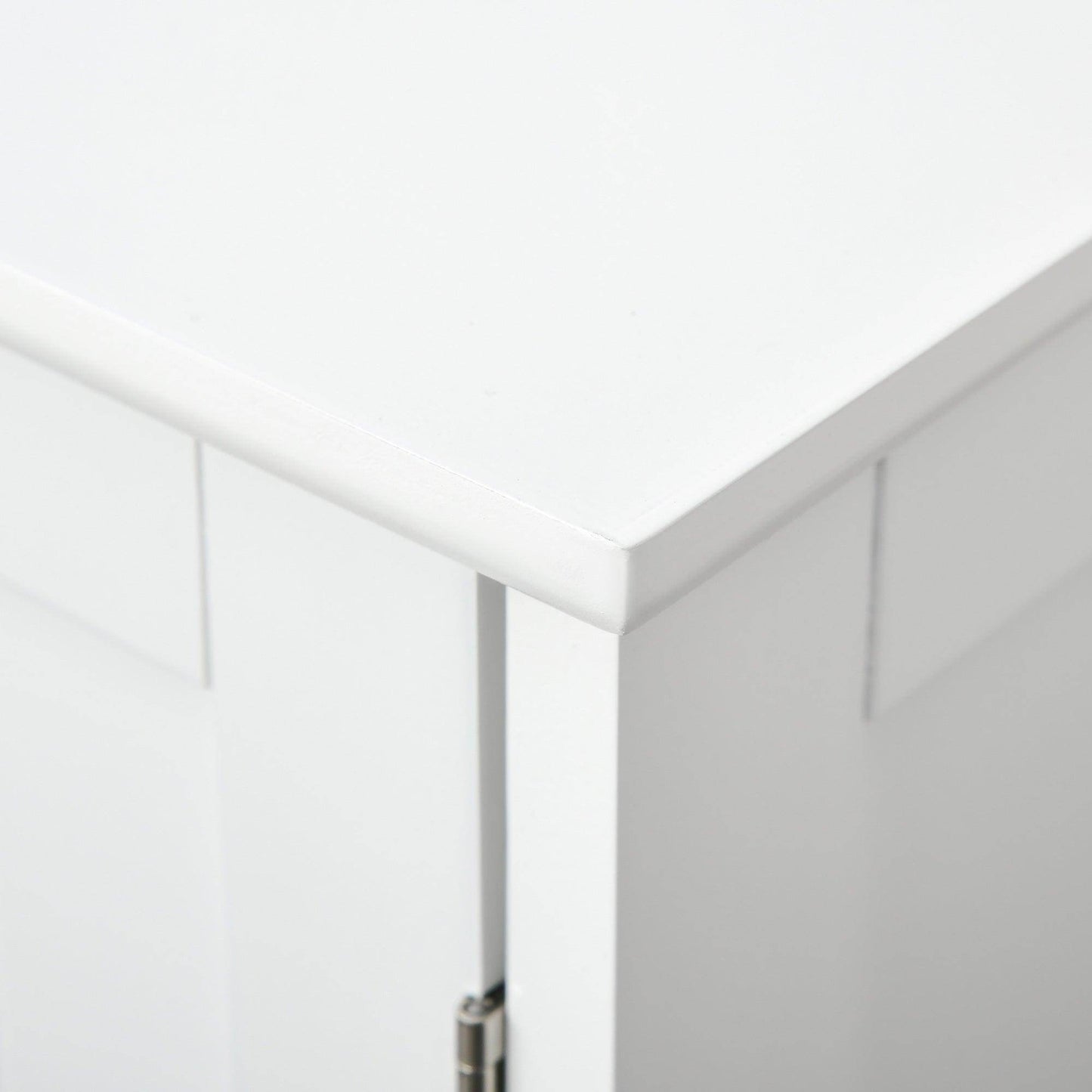 Kleankin Under-Sink Storage Cabinet - Adjustable Shelf - White - ALL4U RETAILER LTD