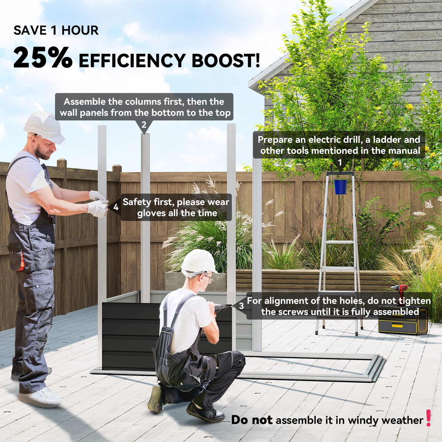 Outsunny 6x4ft Metal Garden Storage Shed With Lockable Door And Garden Gloves For Patio Tools And Rubbish Bins Dark Grey