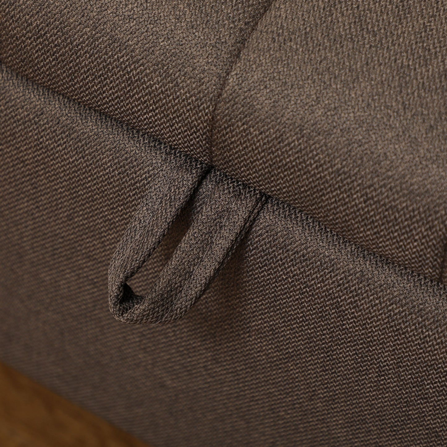 HOMCOM Linen Look Storage Ottoman 92 By 31 Cm Dark Brown With Padded Lid For Living Room And Bedroom
