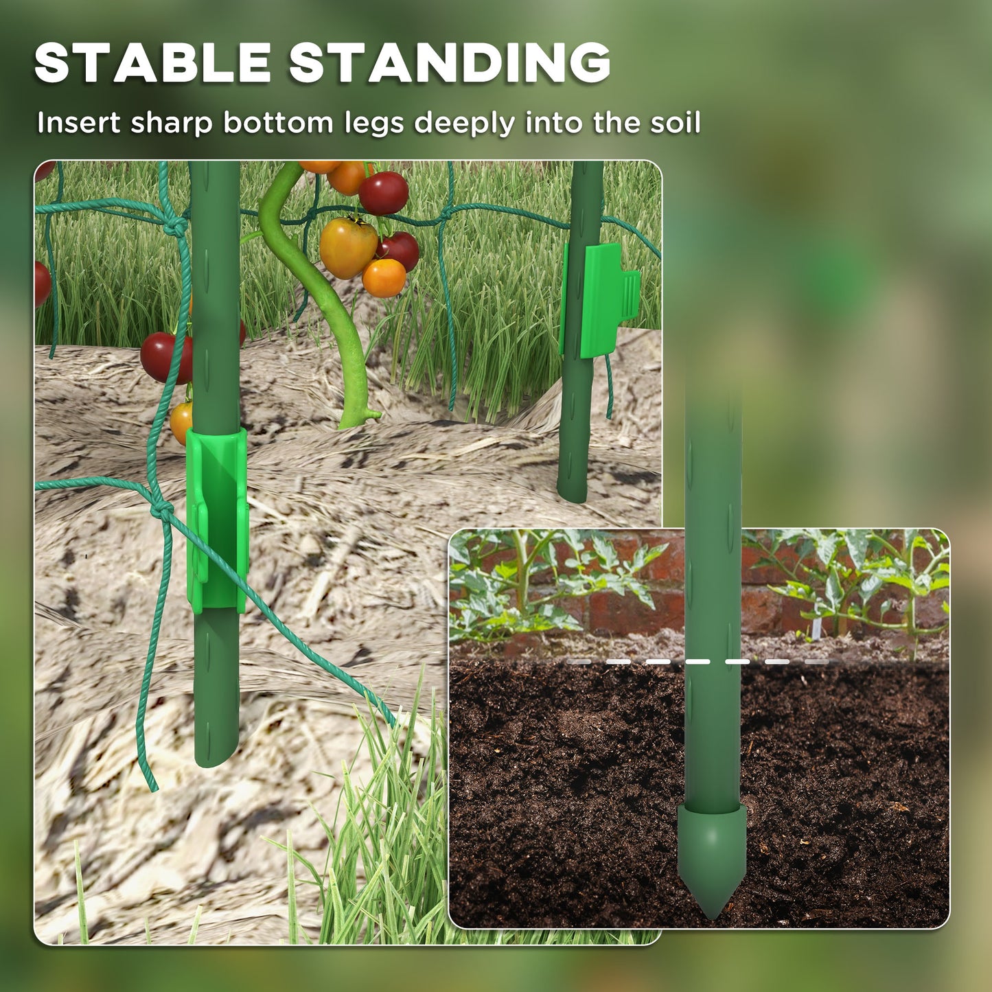 Outsunny 183 Cm Tall Metal Garden Trellis Arch For Climbing Plants Cucumbers Tomatoes Grapes Outdoor With Net