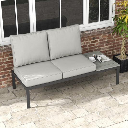 Outsunny Light Grey 3-Piece Patio Cushion Set for Indoor and Outdoor Seating - ALL4U RETAILER LTD