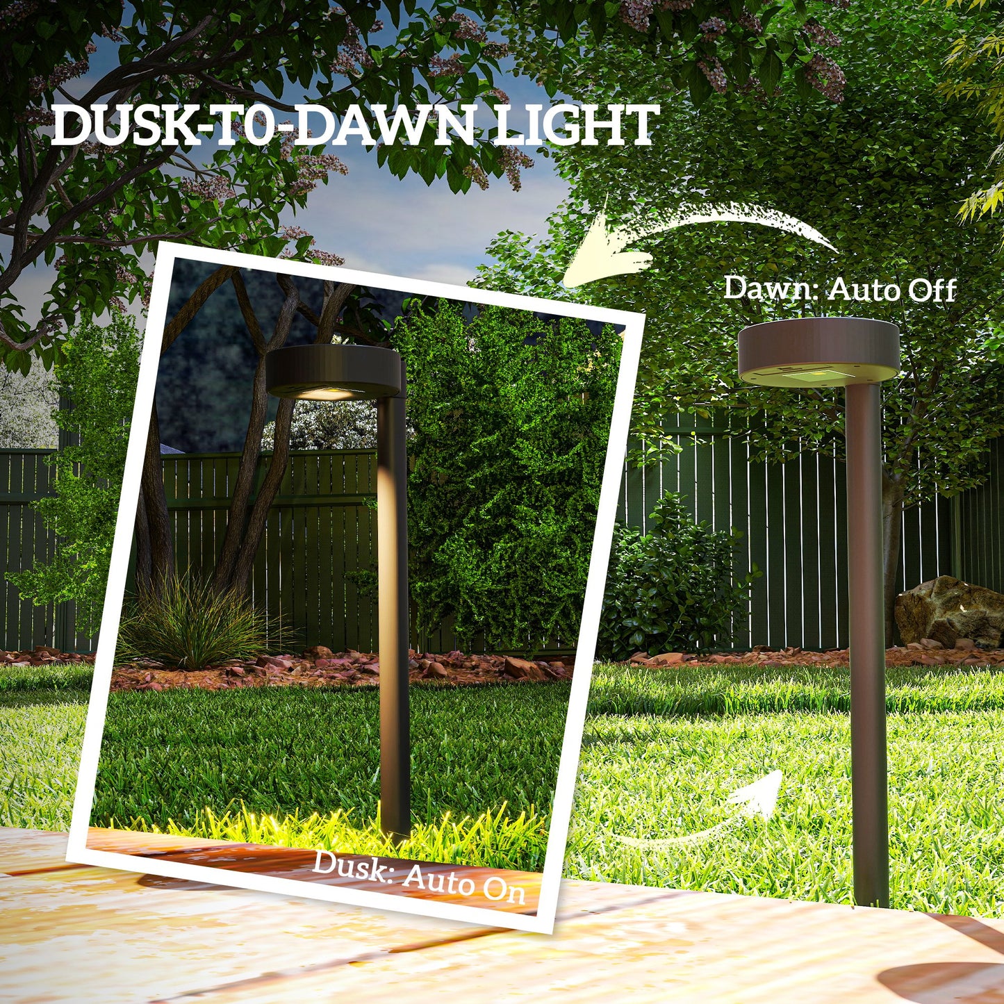 Outsunny Solar Lights Outdoor Garden Stake 8 Pack Pathway Lighting LED Auto On Off IP44 Waterproof Plastic