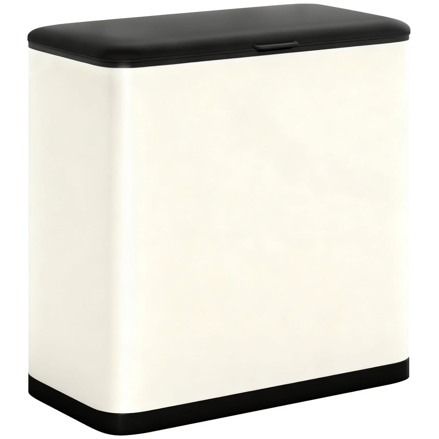 Homcom 8L Hanging Kitchen Bin With Lid And Removable Inner Bucket For Kitchen Cabinet Door Under Sink Office