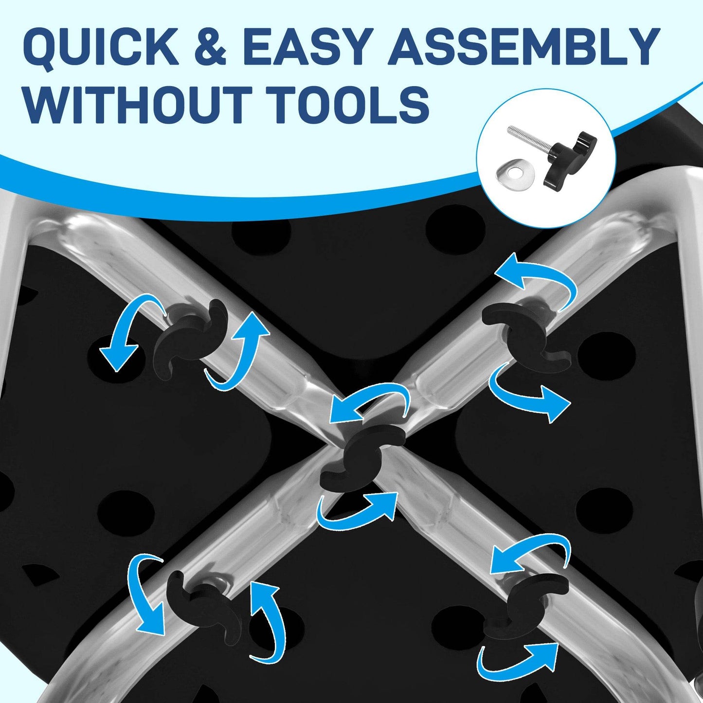 HOMCOM Adjustable Shower Stool with Non-Slip Feet for Elderly and Disabled, Black Aluminium Design - ALL4U RETAILER LTD