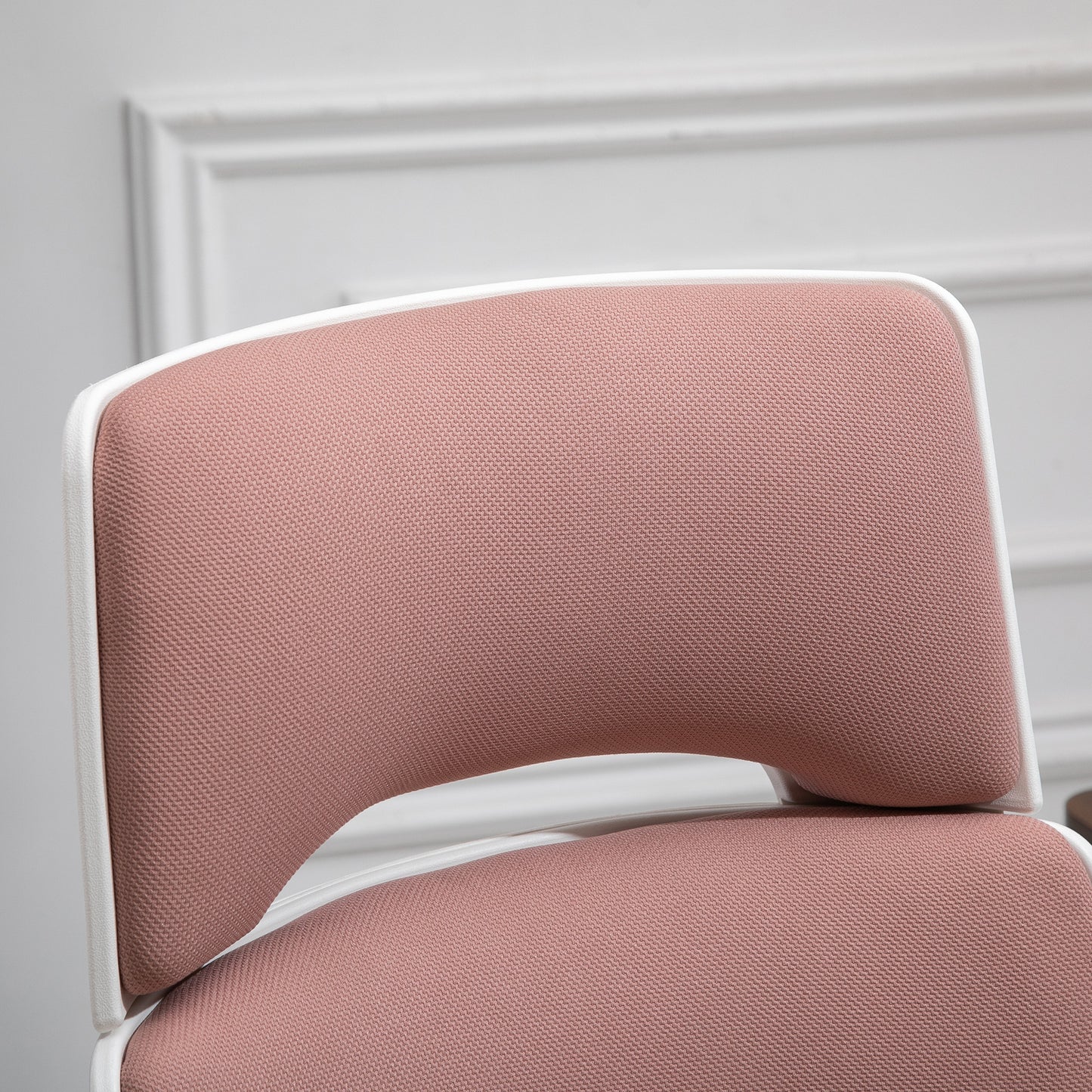 Vinsetto Stylish Ergonomic High Back Office Chair in Pink - 360° Swivel with Foam Padding and Wide Armrests - ALL4U RETAILER LTD