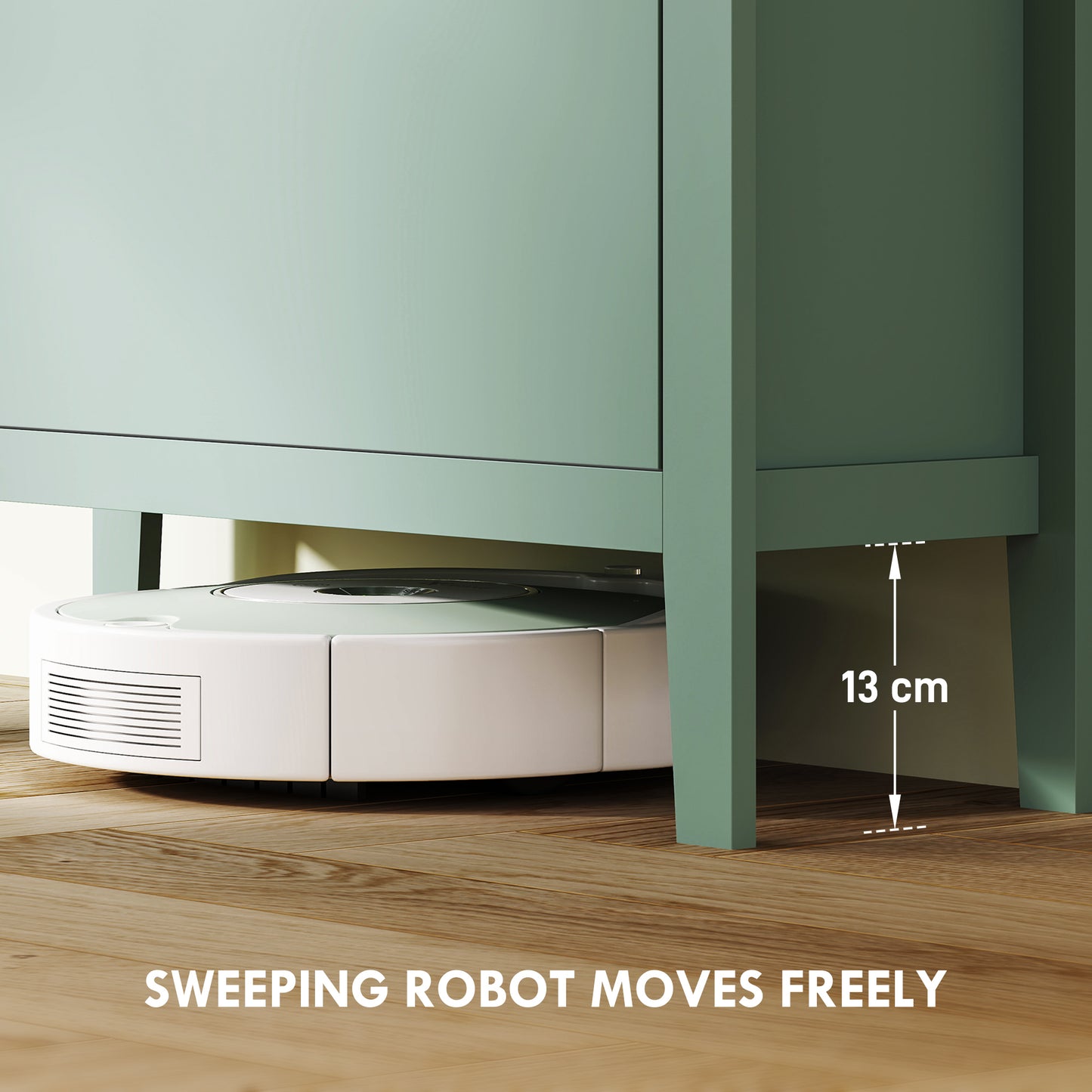 HOMCOM Modern Two Drawer Shoe Cabinet Green Slim Narrow Storage For 14 Pairs UK Men Size 9.5