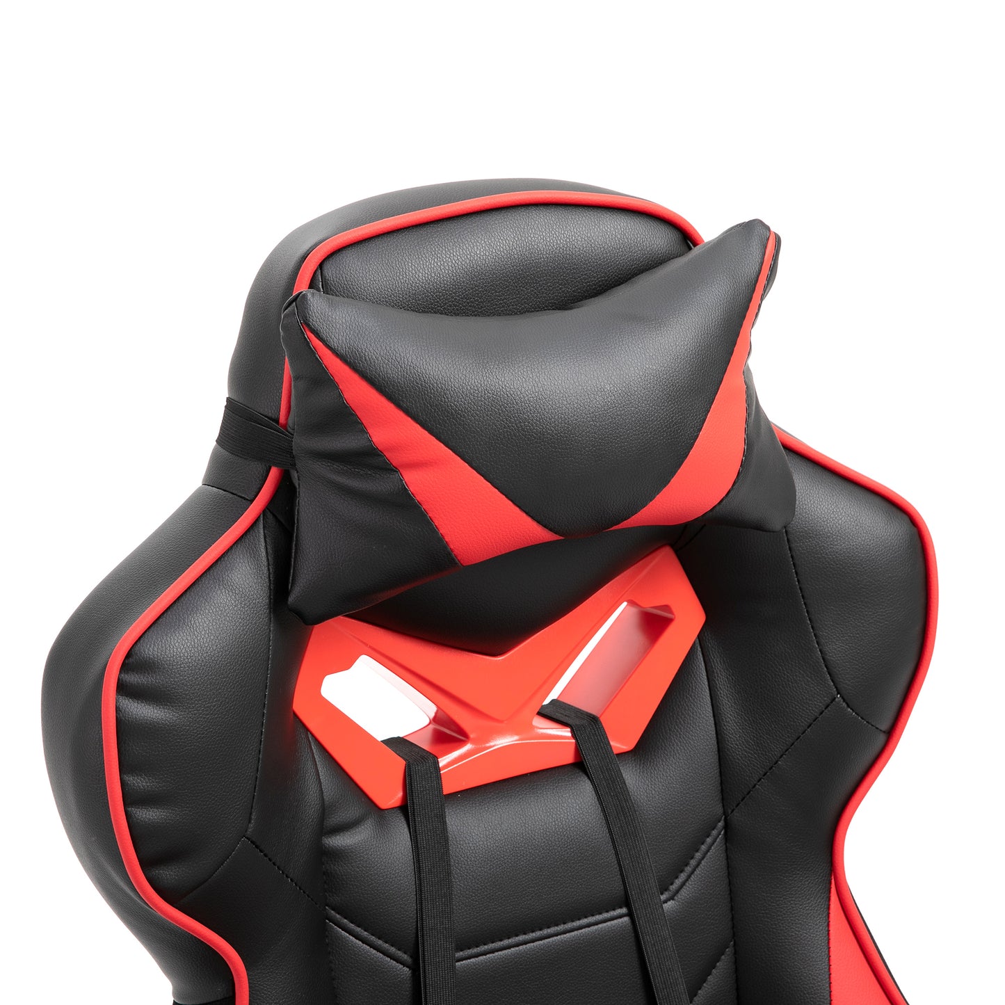 Vinsetto Adjustable Ergonomic Gaming Chair with Retractable Footrest & Lumbar Support - Red & Black Racing Design - ALL4U RETAILER LTD