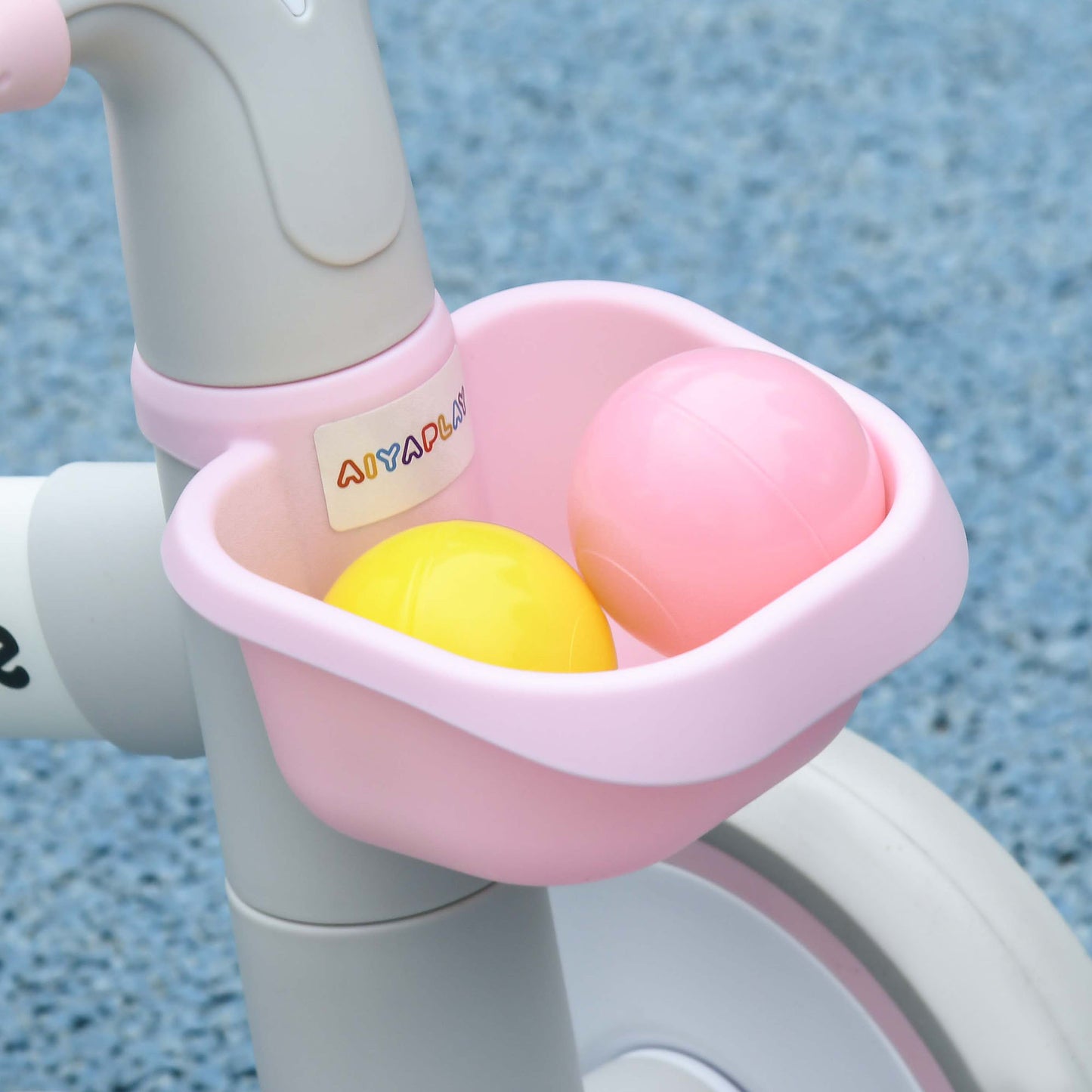 AIYAPLAY Pink Balance Bike for Toddlers Aged 1-3 with Adjustable Seat and Whisper-Quiet Wheels - ALL4U RETAILER LTD